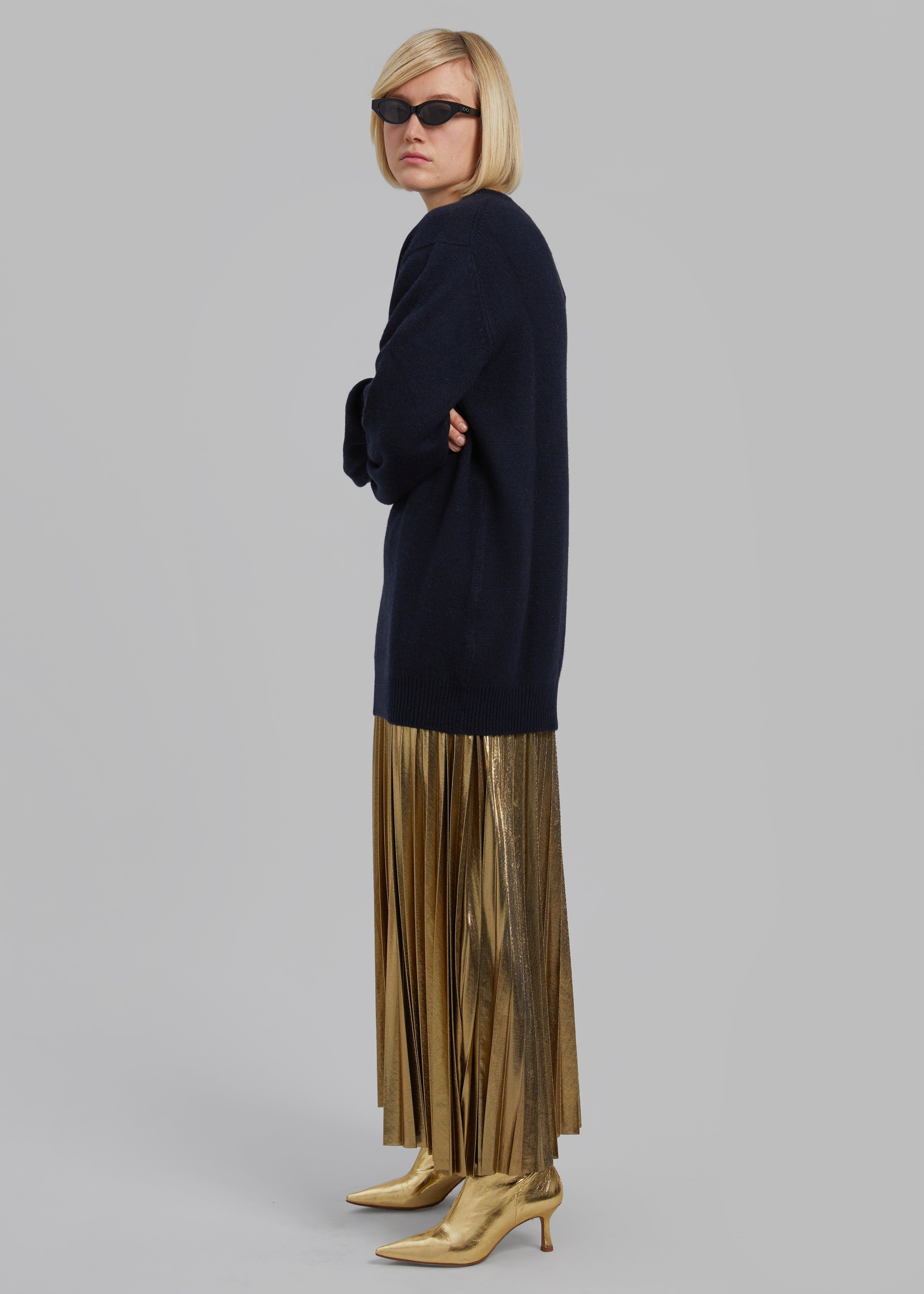 Rita Glitter Midi Skirt - Gold sold by Frankie Shop product image thumbnail 3