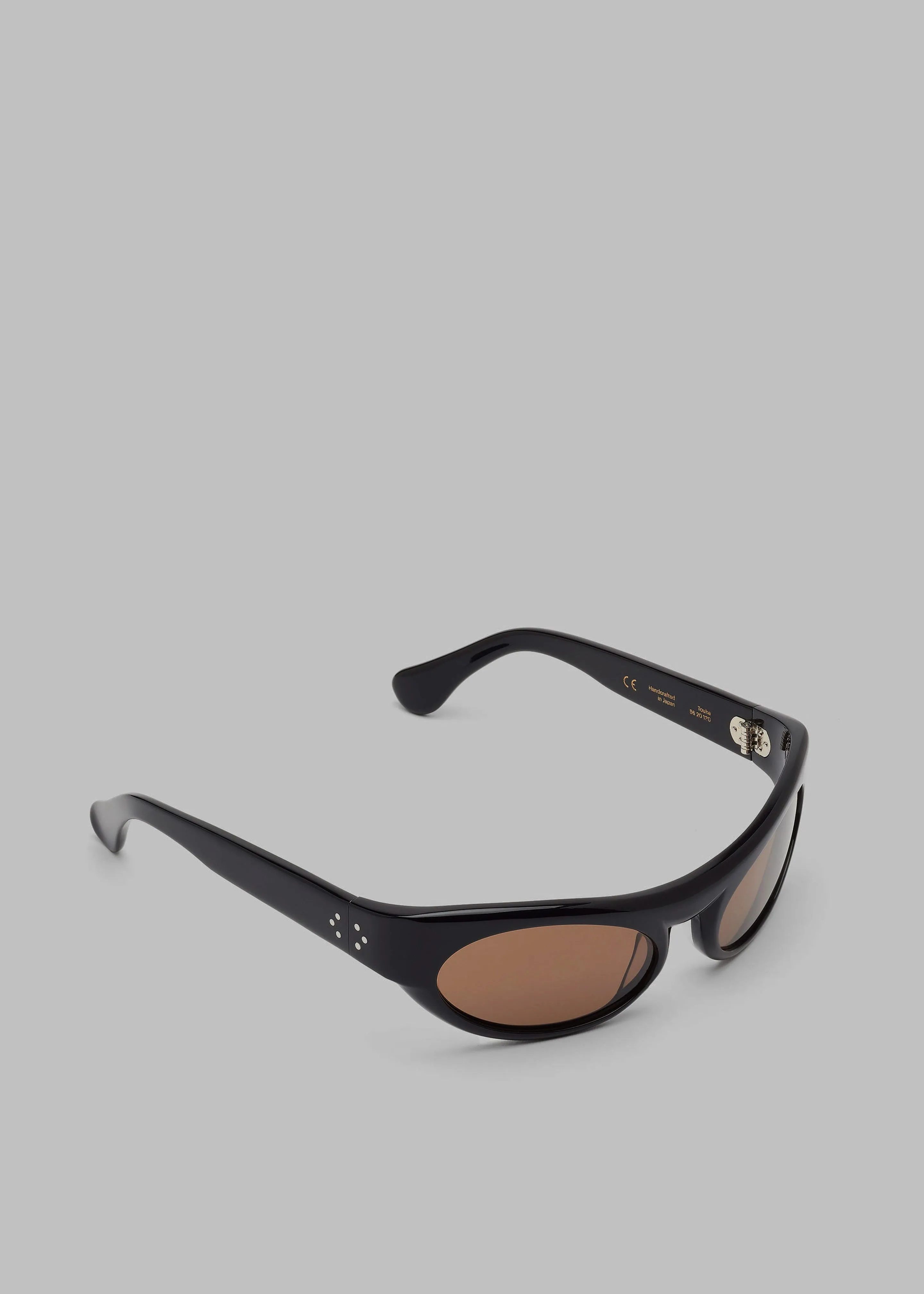 Port Tanger Touba Sunglasses - Black Acetate/Tobacco Lens sold by Frankie Shop product image thumbnail 4