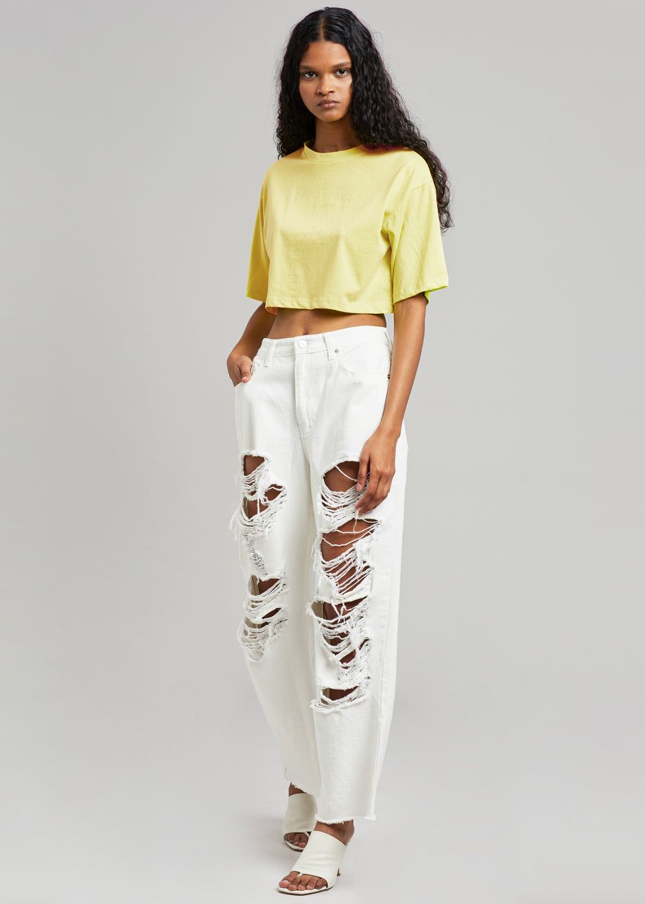 Tory Ripped Jeans - White sold by Frankie Shop product image thumbnail 5