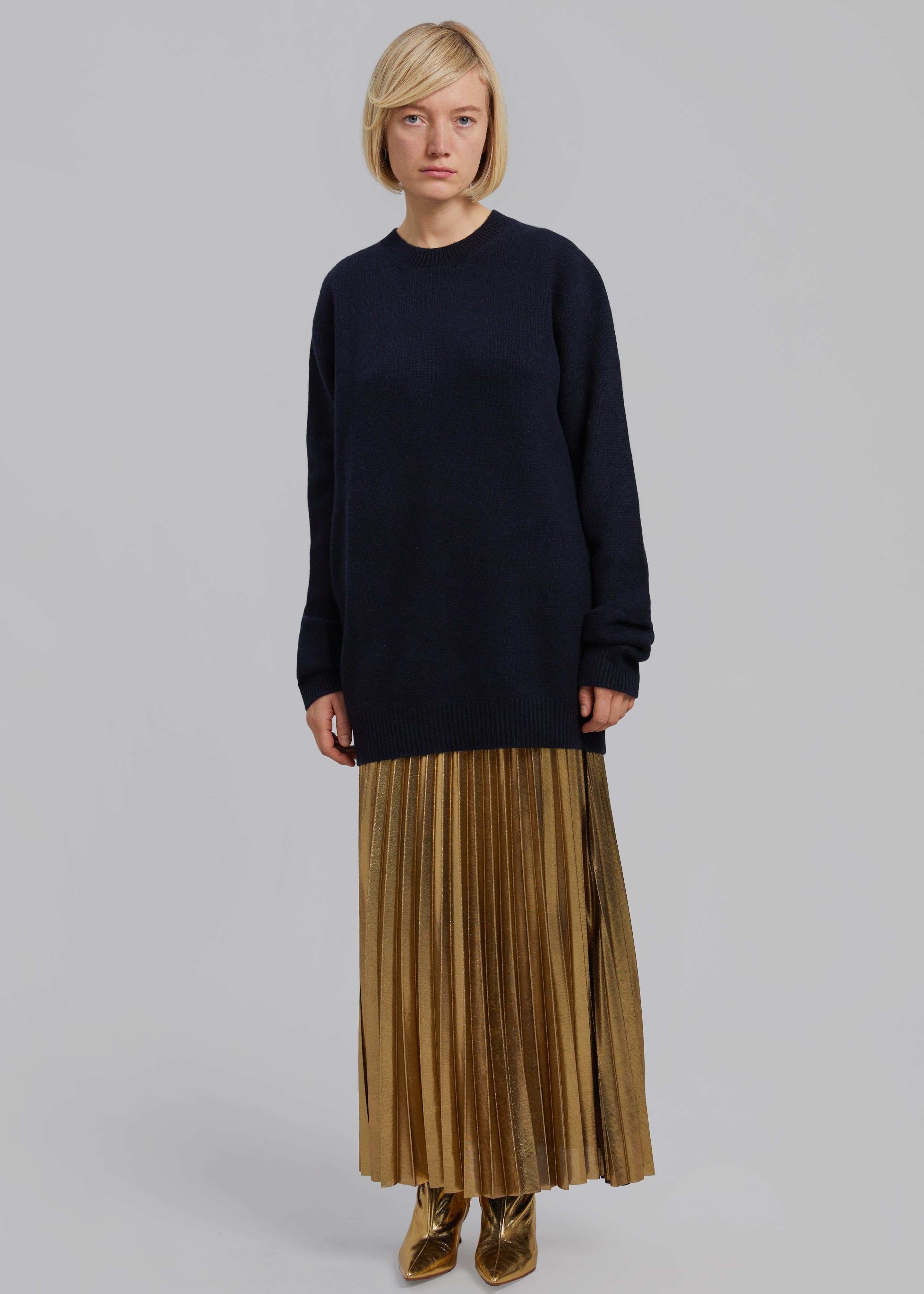 Rita Glitter Midi Skirt - Gold sold by Frankie Shop product image thumbnail 5