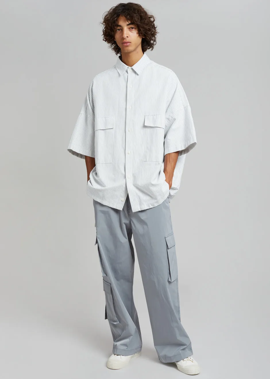 Ethan Pocket Shirt - Slate Stripe sold by Frankie Shop product image thumbnail 3