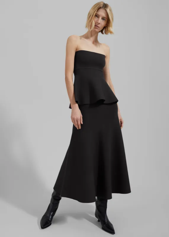 Gabrielle Knit Midi Skirt - Black sold by Frankie Shop