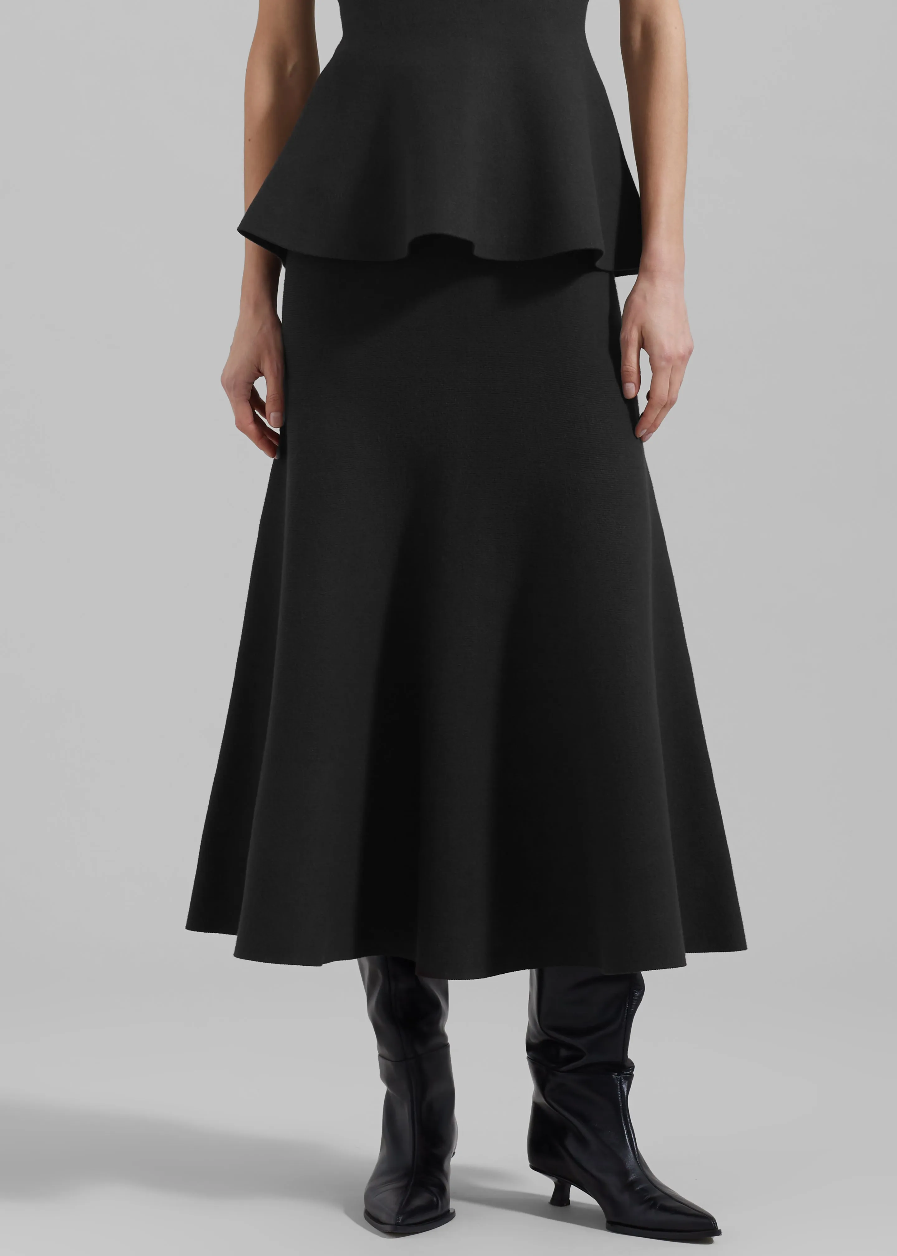 Gabrielle Knit Midi Skirt - Black sold by Frankie Shop product image thumbnail 5