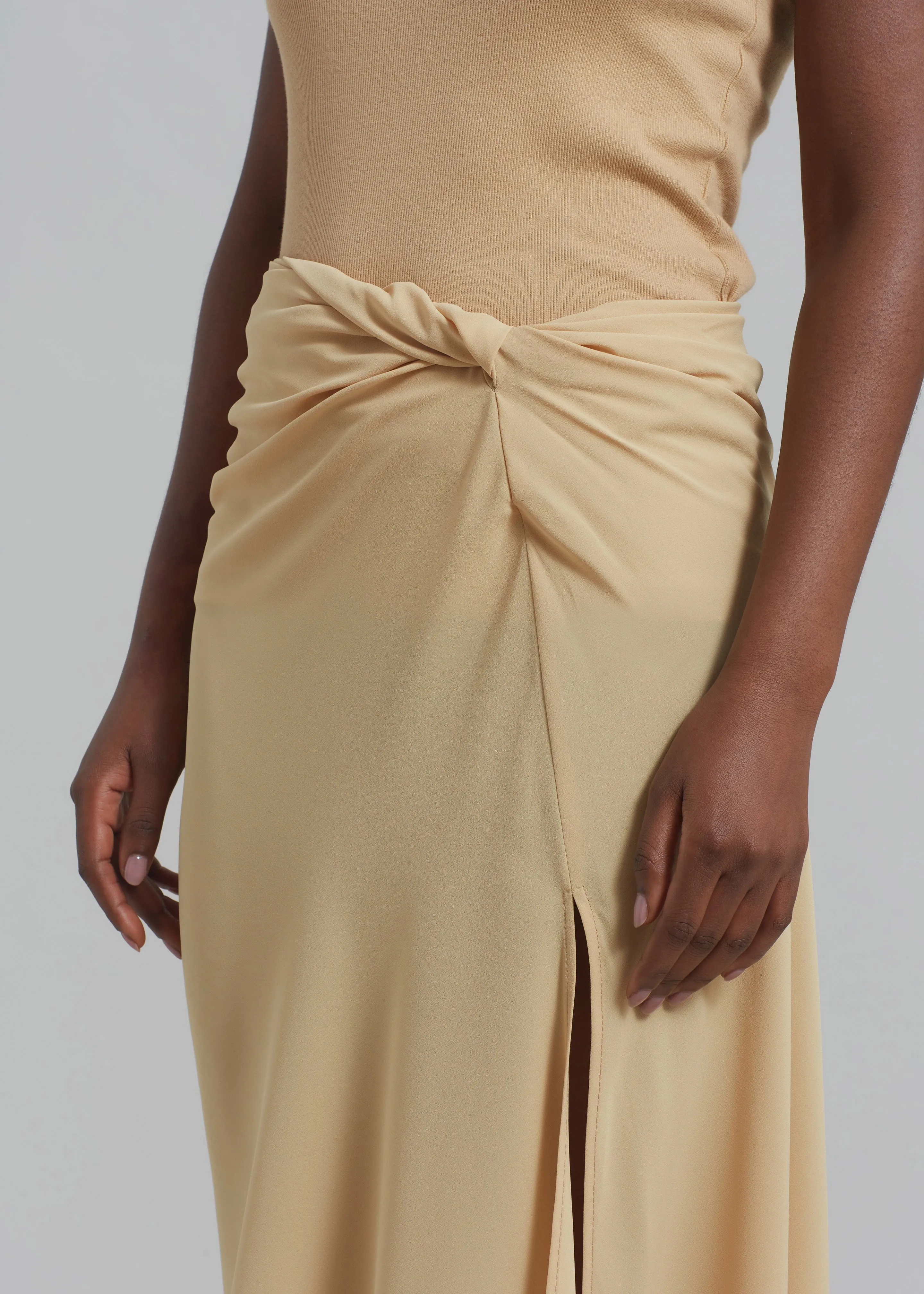 Beaufille Vela Skirt - Butter sold by Frankie Shop product image thumbnail 2