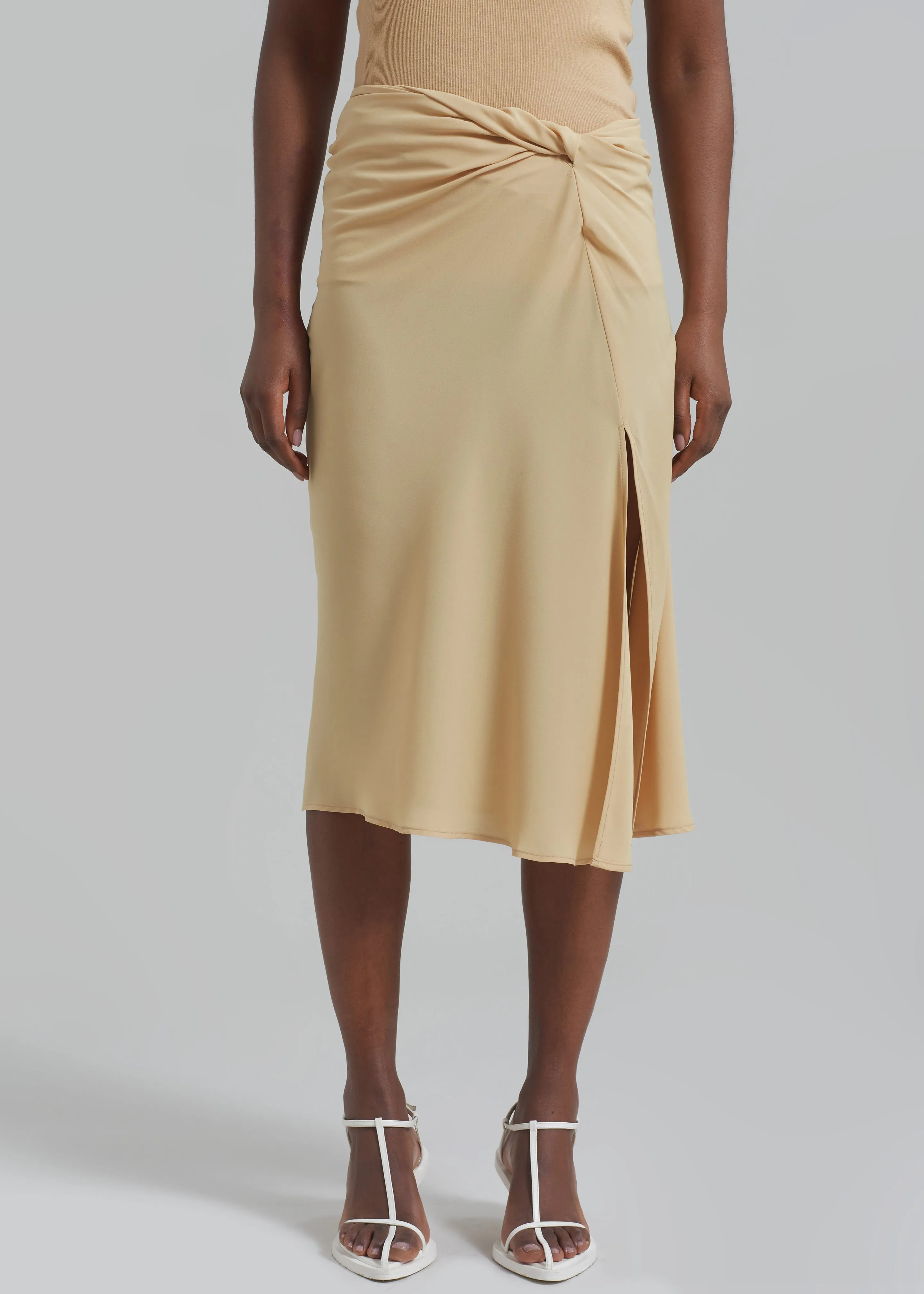 Beaufille Vela Skirt - Butter sold by Frankie Shop