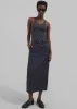 Dara Midi Skirt - Navy sold by Frankie Shop