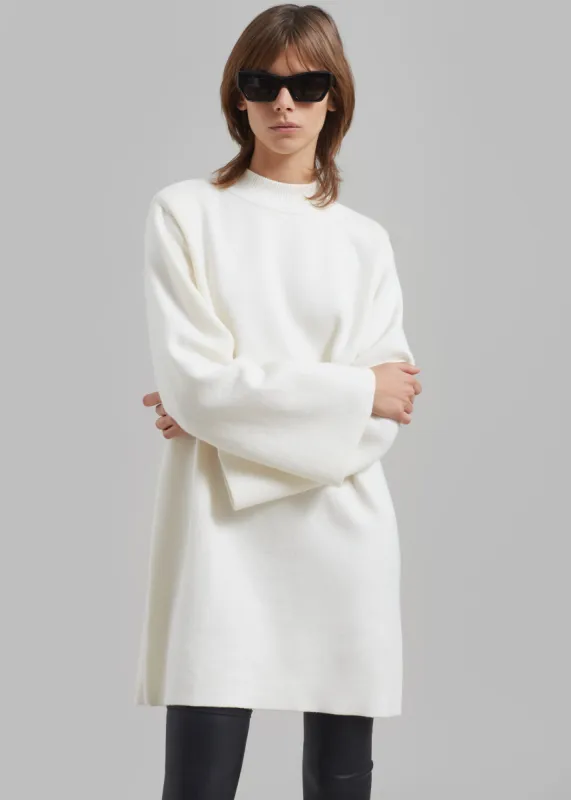 Gestuz Albita GZ Short Dress - Egret made by Frankie Shop