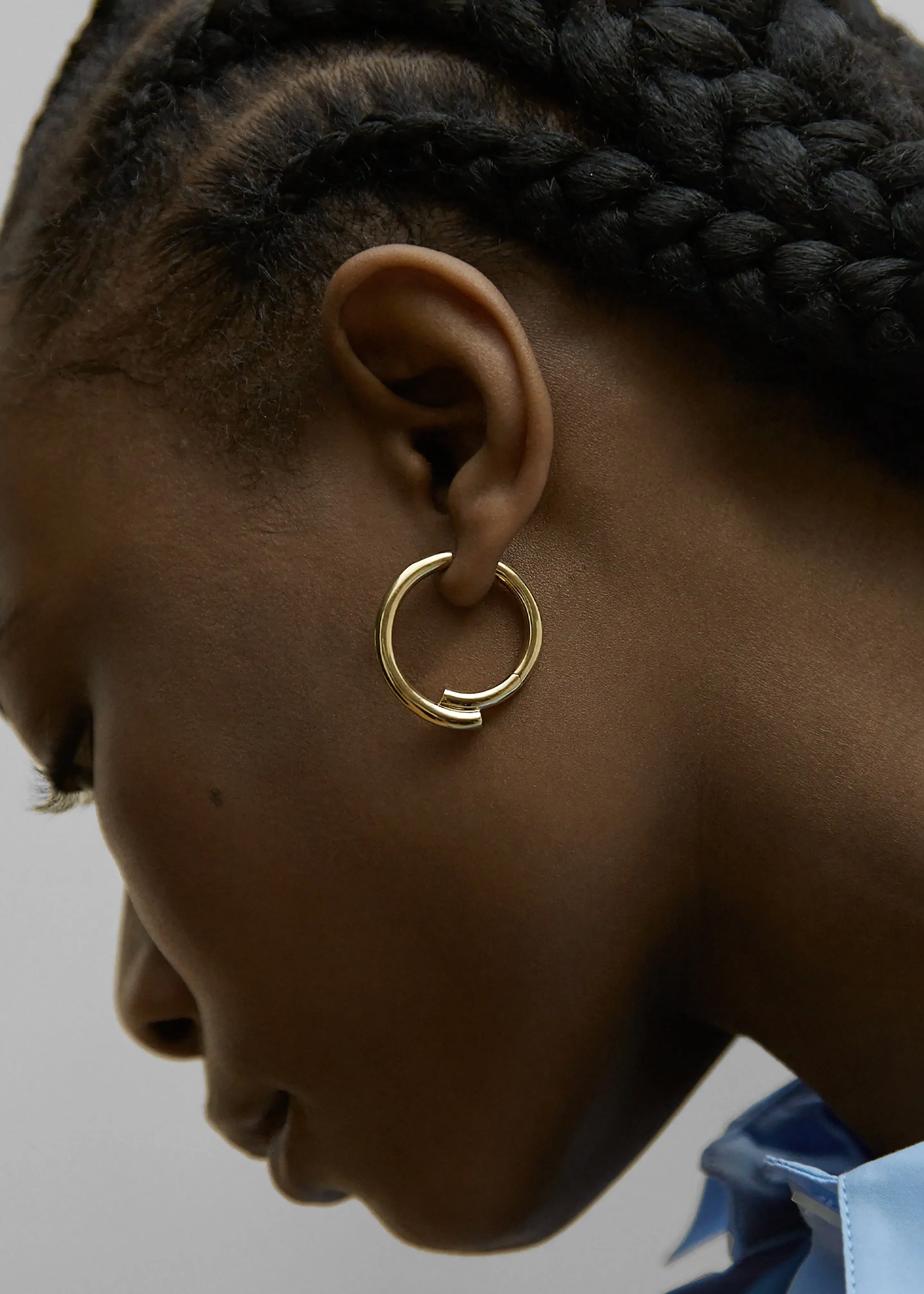 Otiumberg Chaos Hoops - Gold sold by Frankie Shop