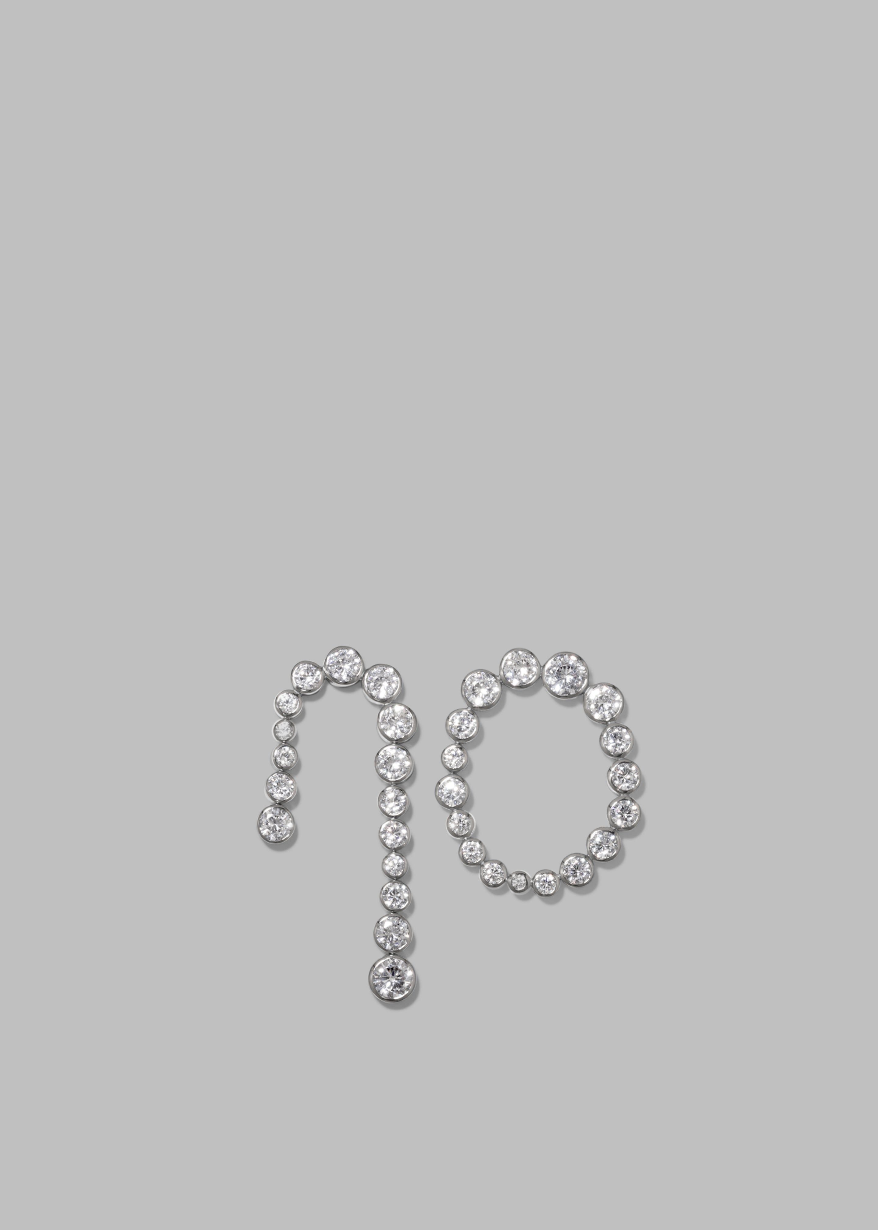 Completedworks Glade Earrings - Rhodium Plated sold by Frankie Shop