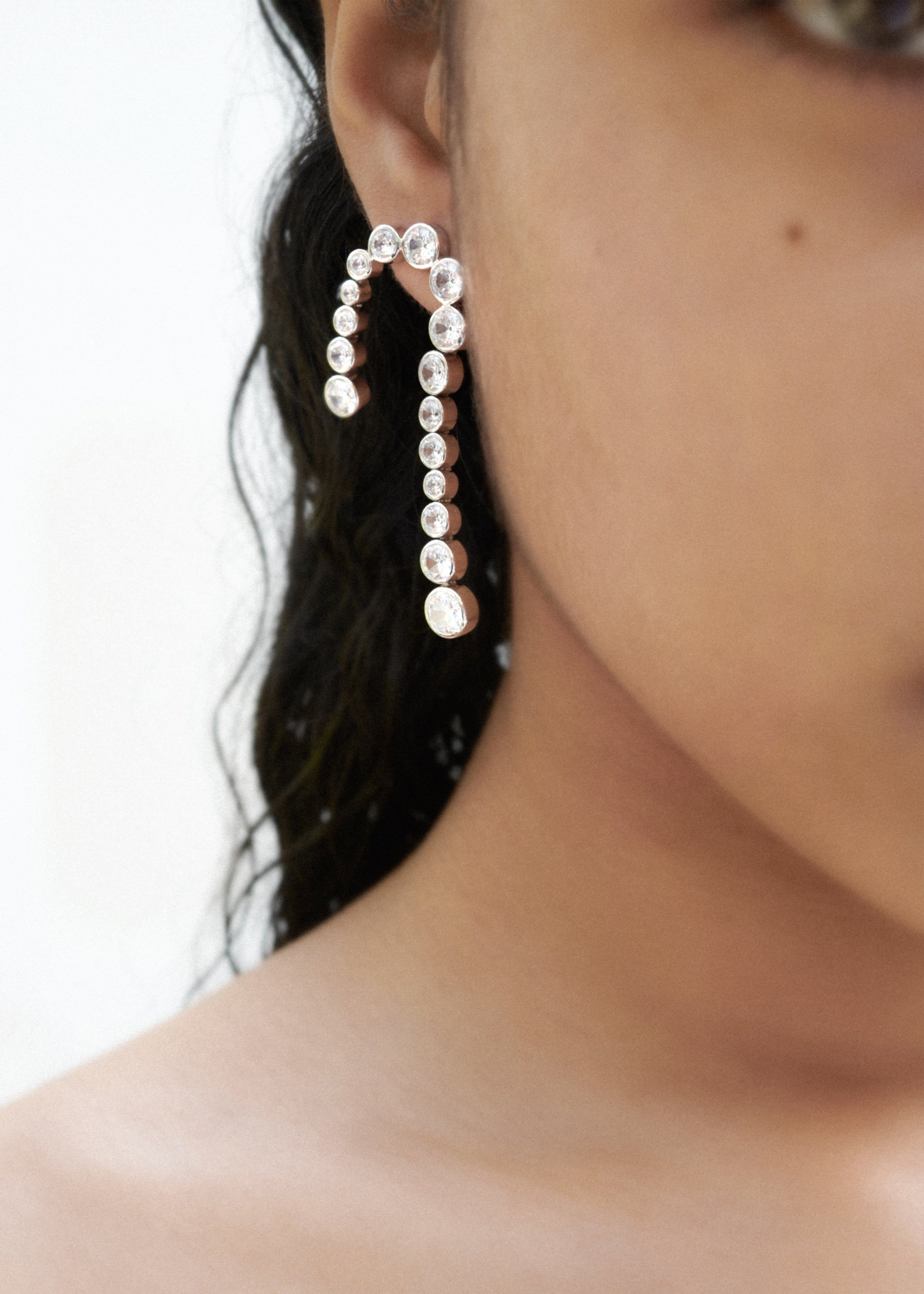 Completedworks Glade Earrings - Rhodium Plated sold by Frankie Shop product image thumbnail 5