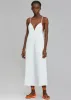 Miwa Midi Dress - White sold by Frankie Shop