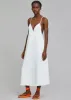 Miwa Midi Dress - White sold by Frankie Shop