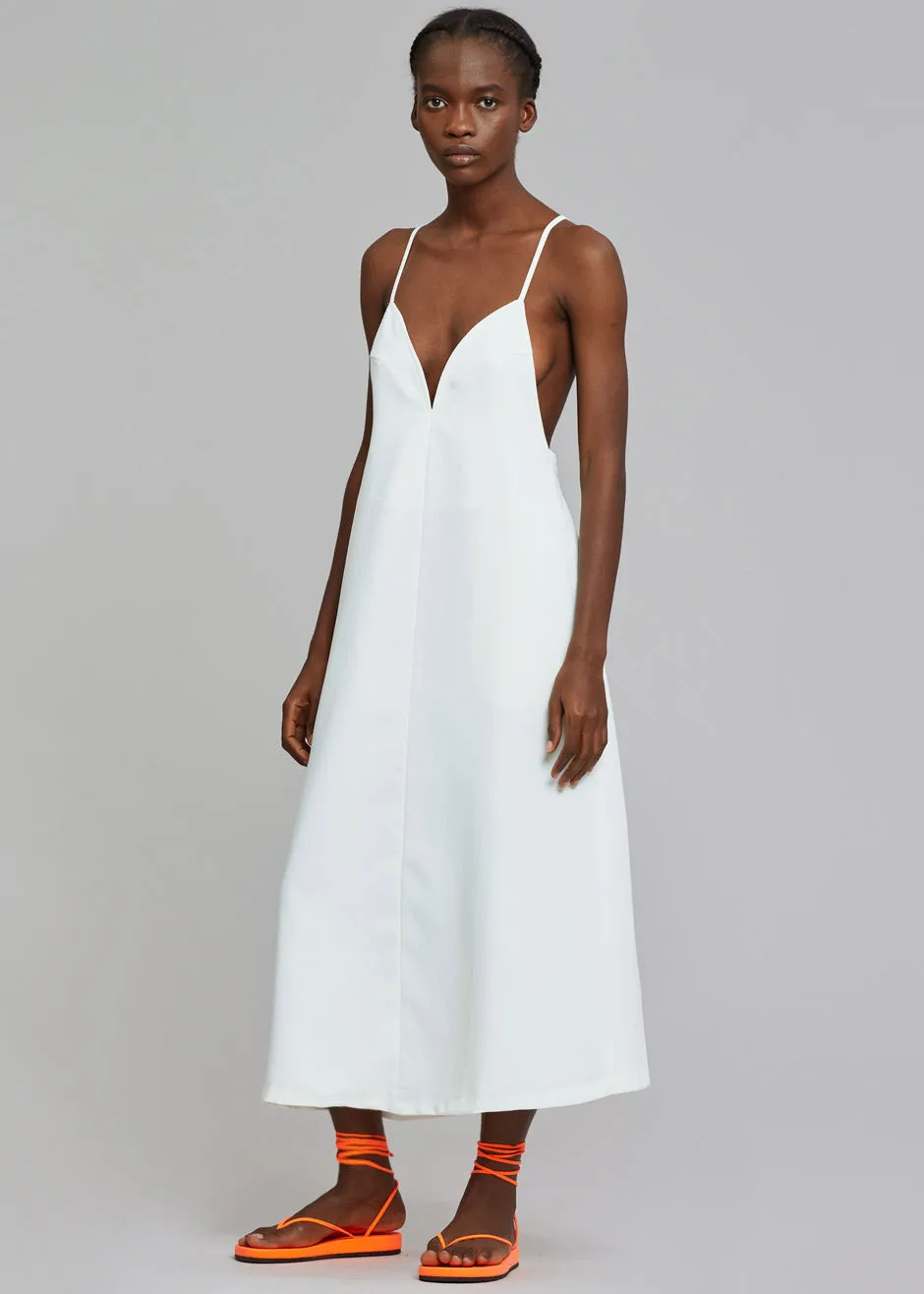 Miwa Midi Dress - White sold by Frankie Shop product image thumbnail 4