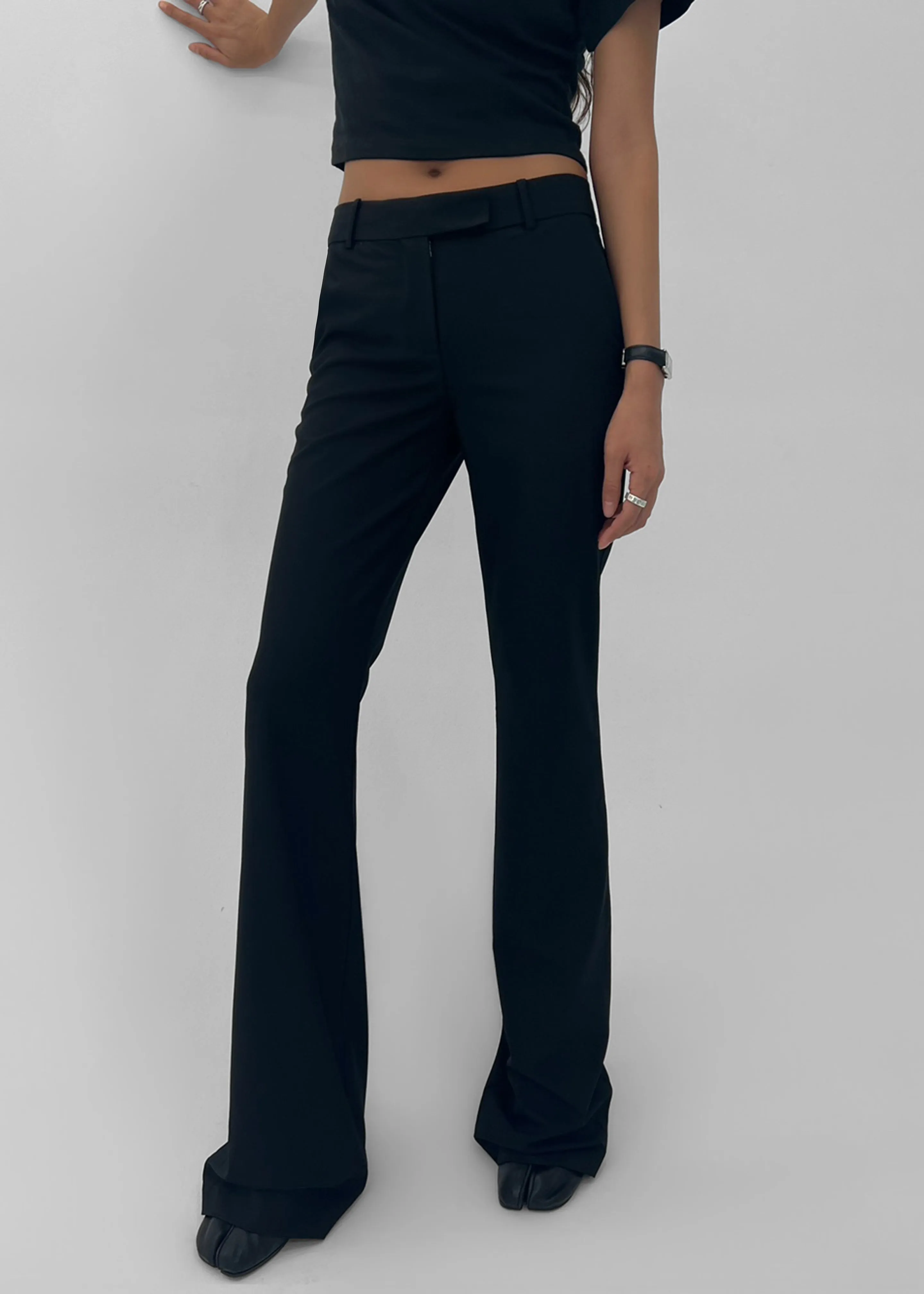 Charley Bootcut Pants - Black sold by Frankie Shop product image thumbnail 2