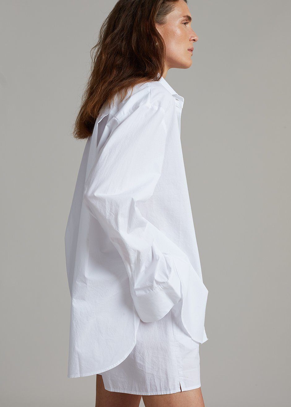 Lui Cotton Shirt - White sold by Frankie Shop product image thumbnail 13