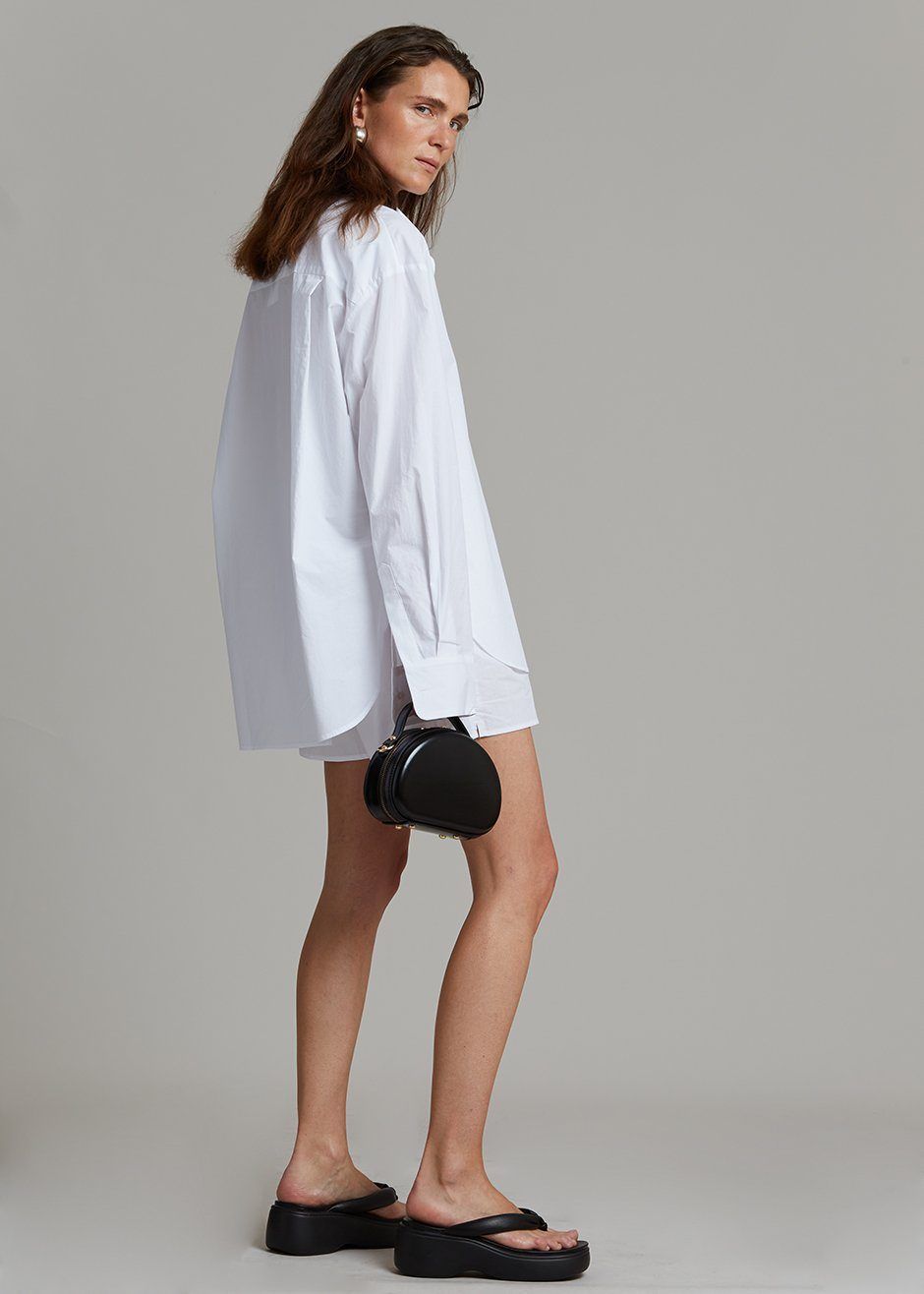 Lui Cotton Shirt - White sold by Frankie Shop product image thumbnail 2