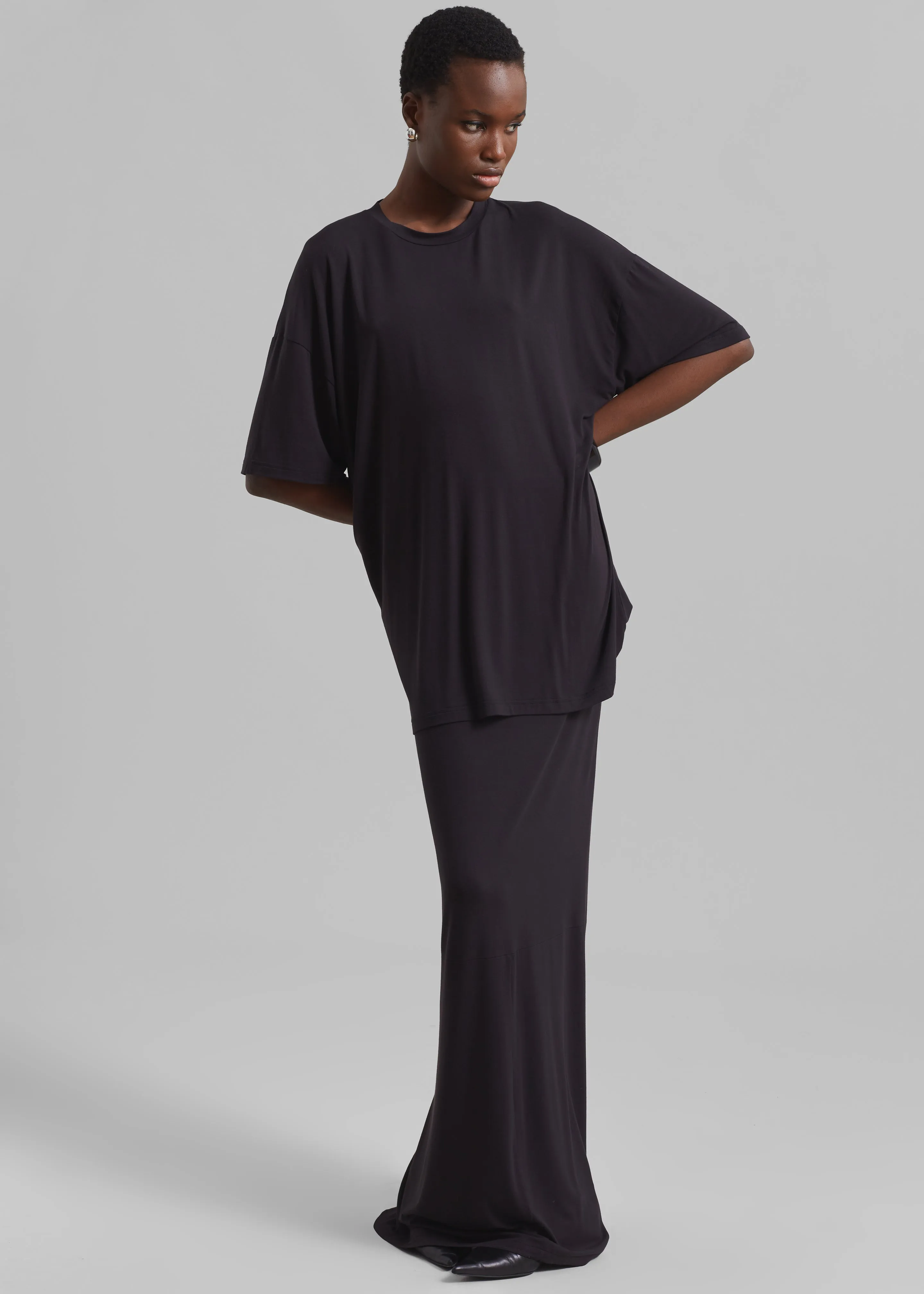 Ella Maxi Skirt - Dark Plum sold by Frankie Shop product image thumbnail 3