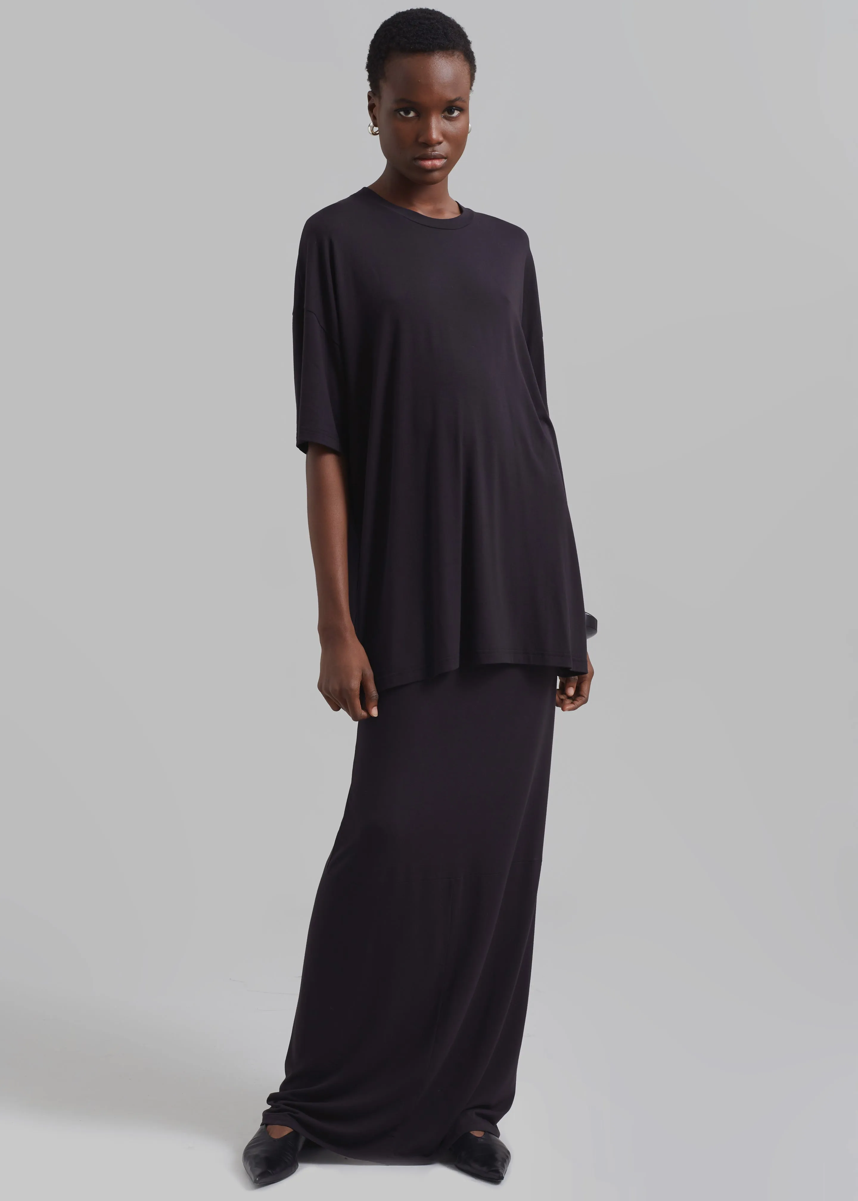 Ella Maxi Skirt - Dark Plum sold by Frankie Shop product image thumbnail 5