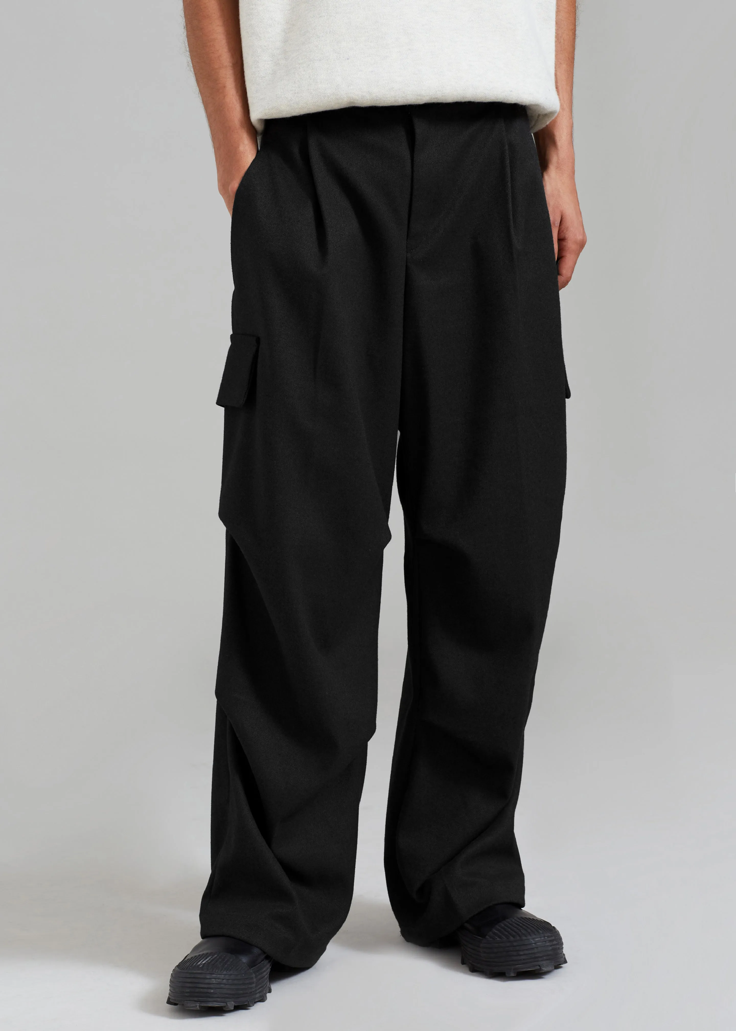 Flint Cargo Pants - Black sold by Frankie Shop product image thumbnail 5