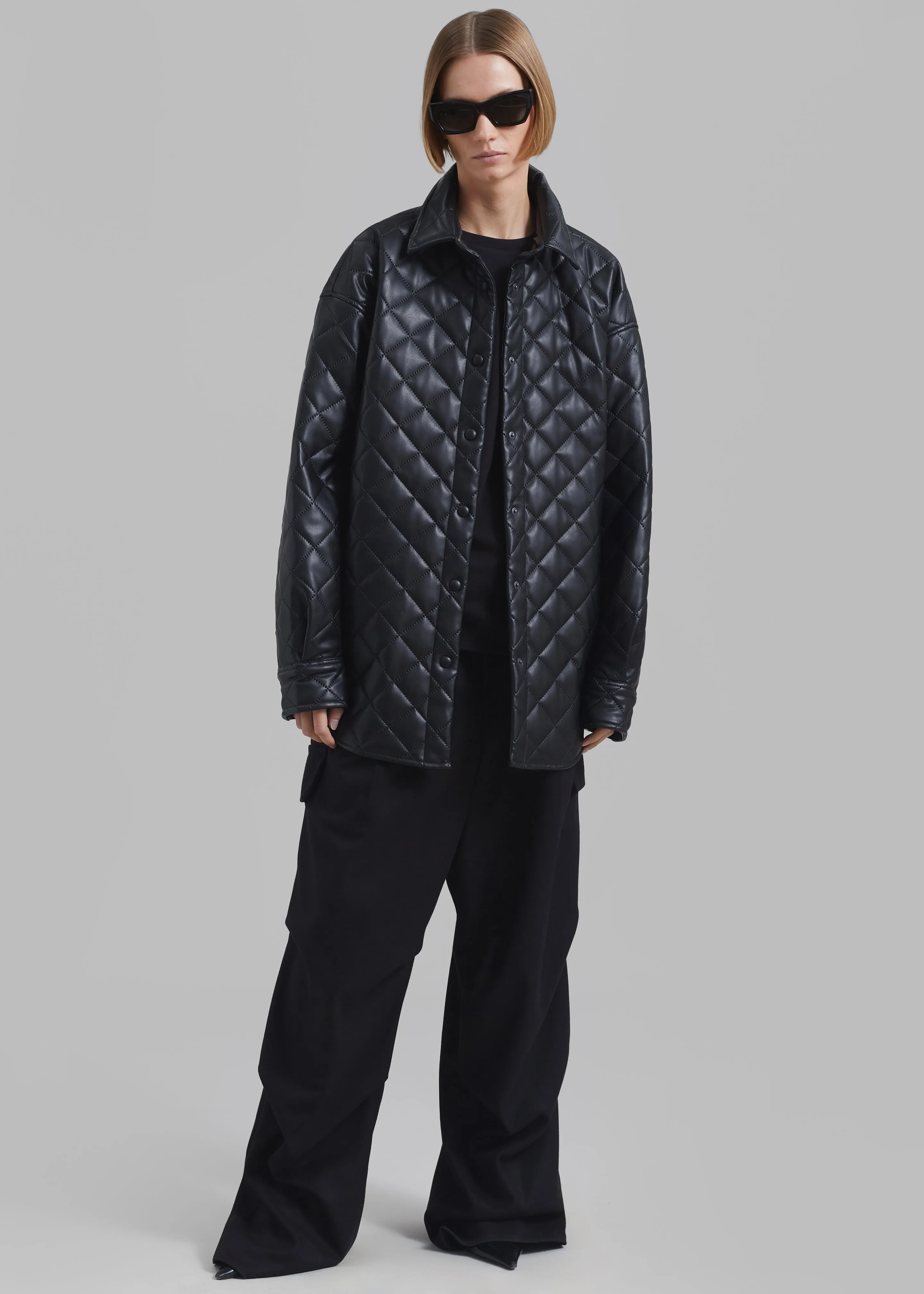 Flint Cargo Pants - Black sold by Frankie Shop product image thumbnail 3