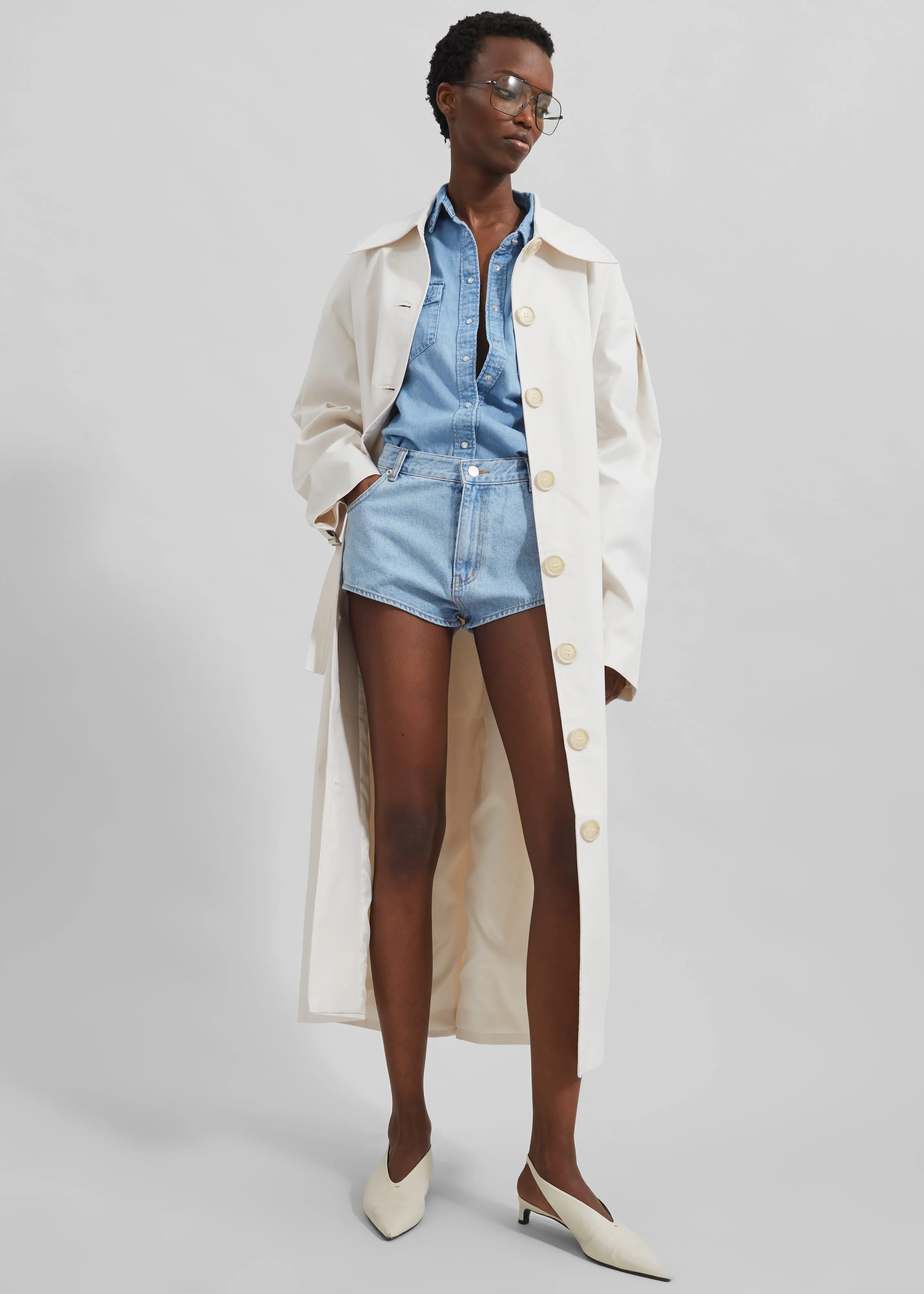 Callyn Trench Coat - Light Beige sold by Frankie Shop product image thumbnail 5