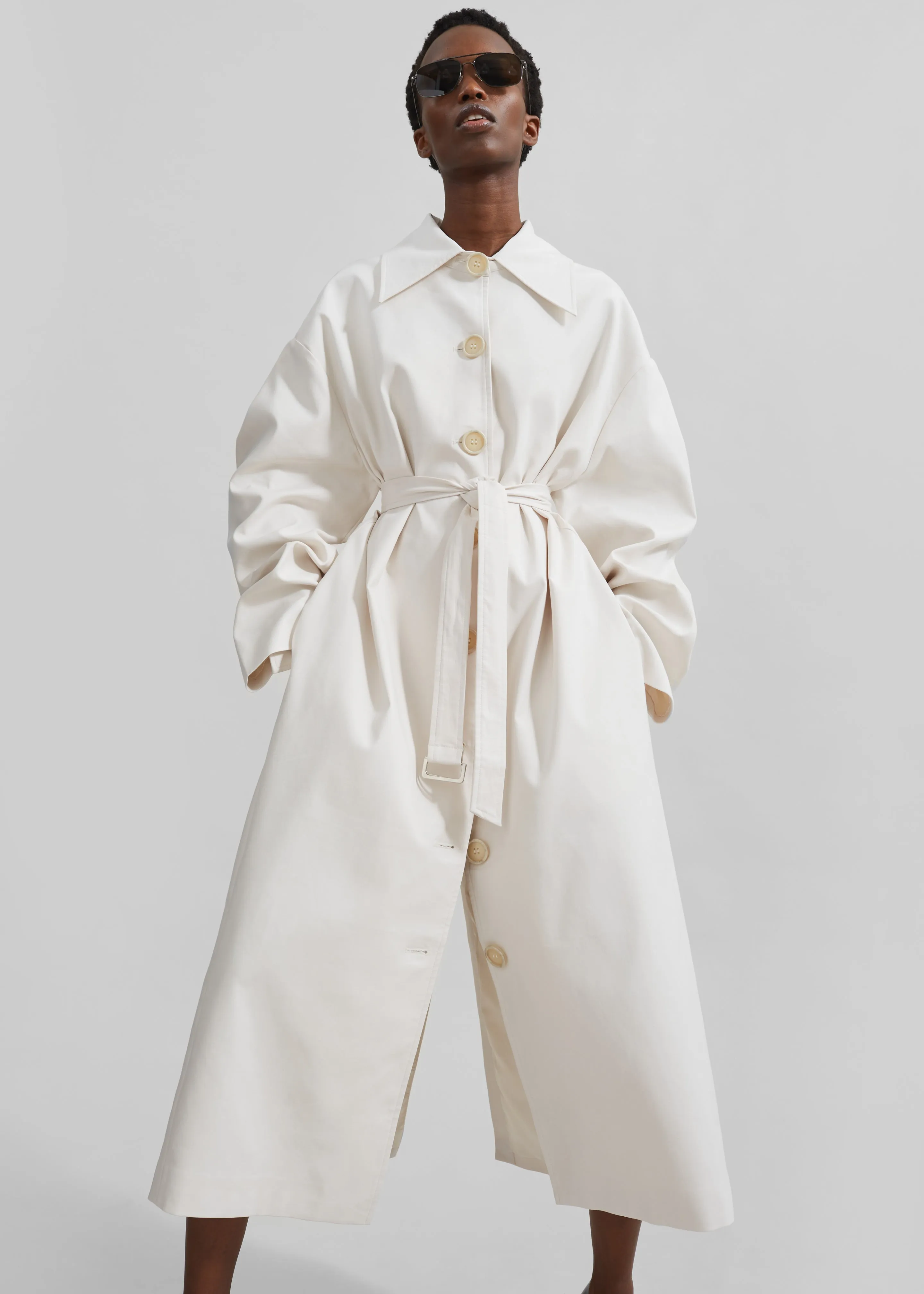 Callyn Trench Coat - Light Beige sold by Frankie Shop product image thumbnail 4