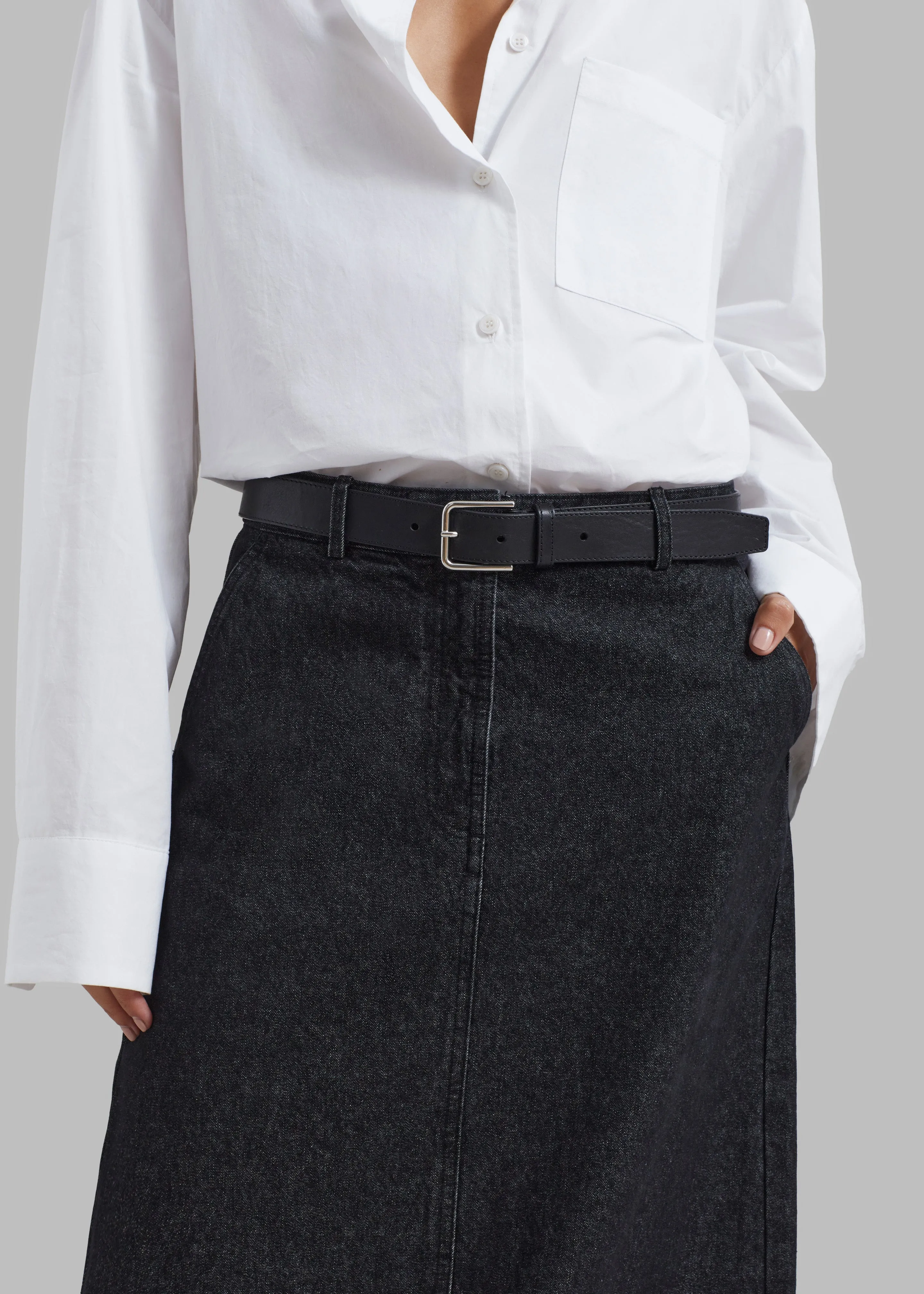 The Garment Eclipse Skirt - Dark Grey Melange sold by Frankie Shop product image thumbnail 4