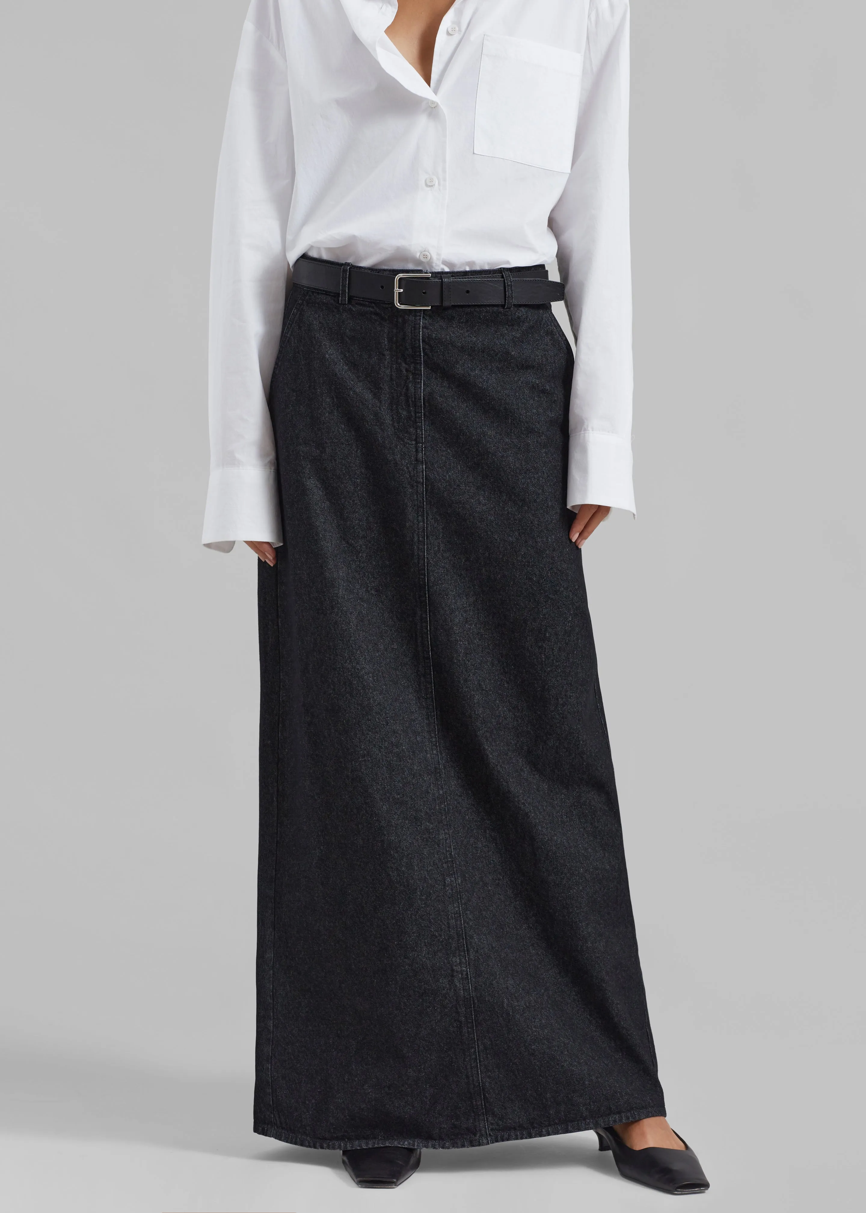 The Garment Eclipse Skirt - Dark Grey Melange sold by Frankie Shop product image thumbnail 2