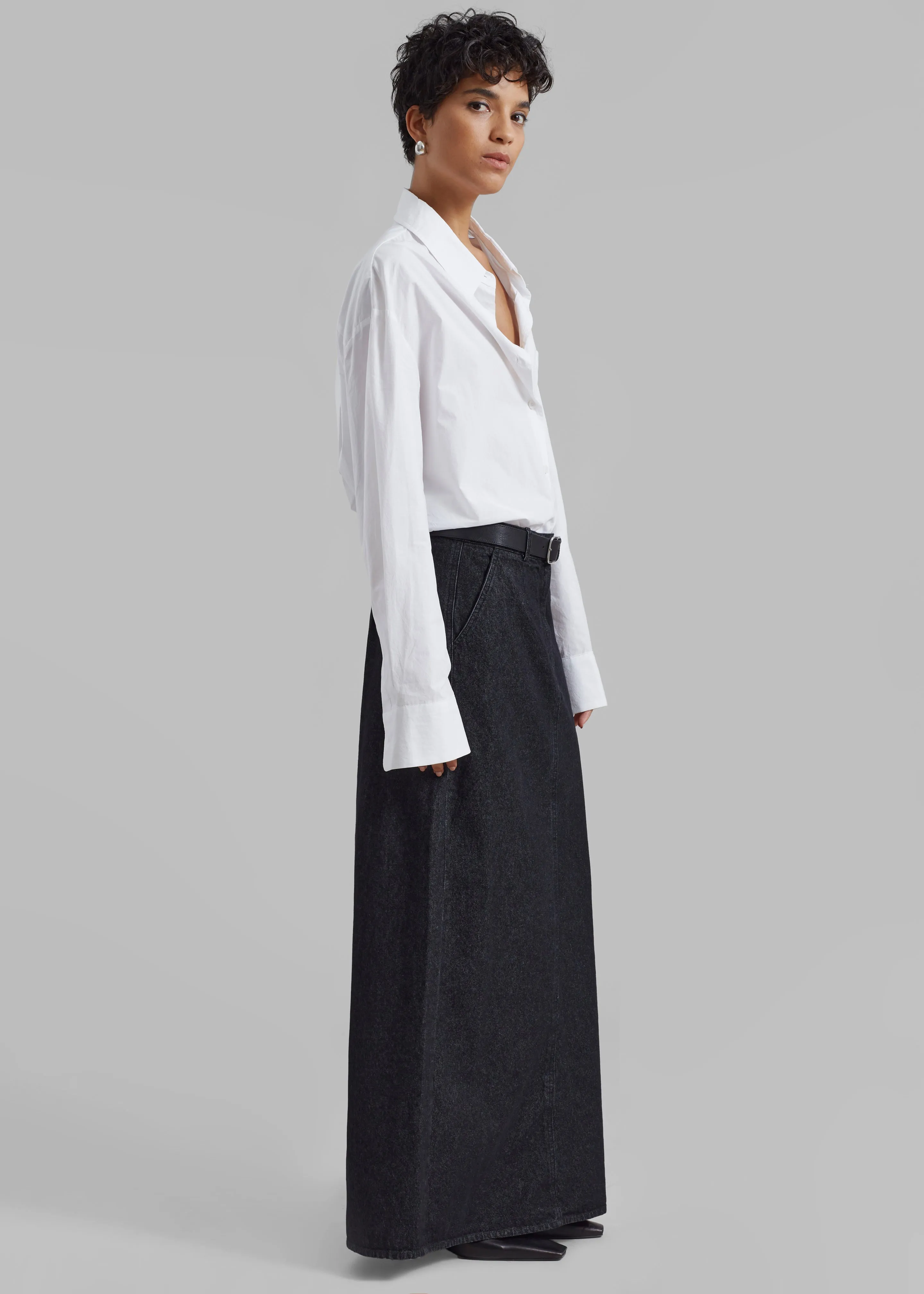 The Garment Eclipse Skirt - Dark Grey Melange sold by Frankie Shop product image thumbnail 3