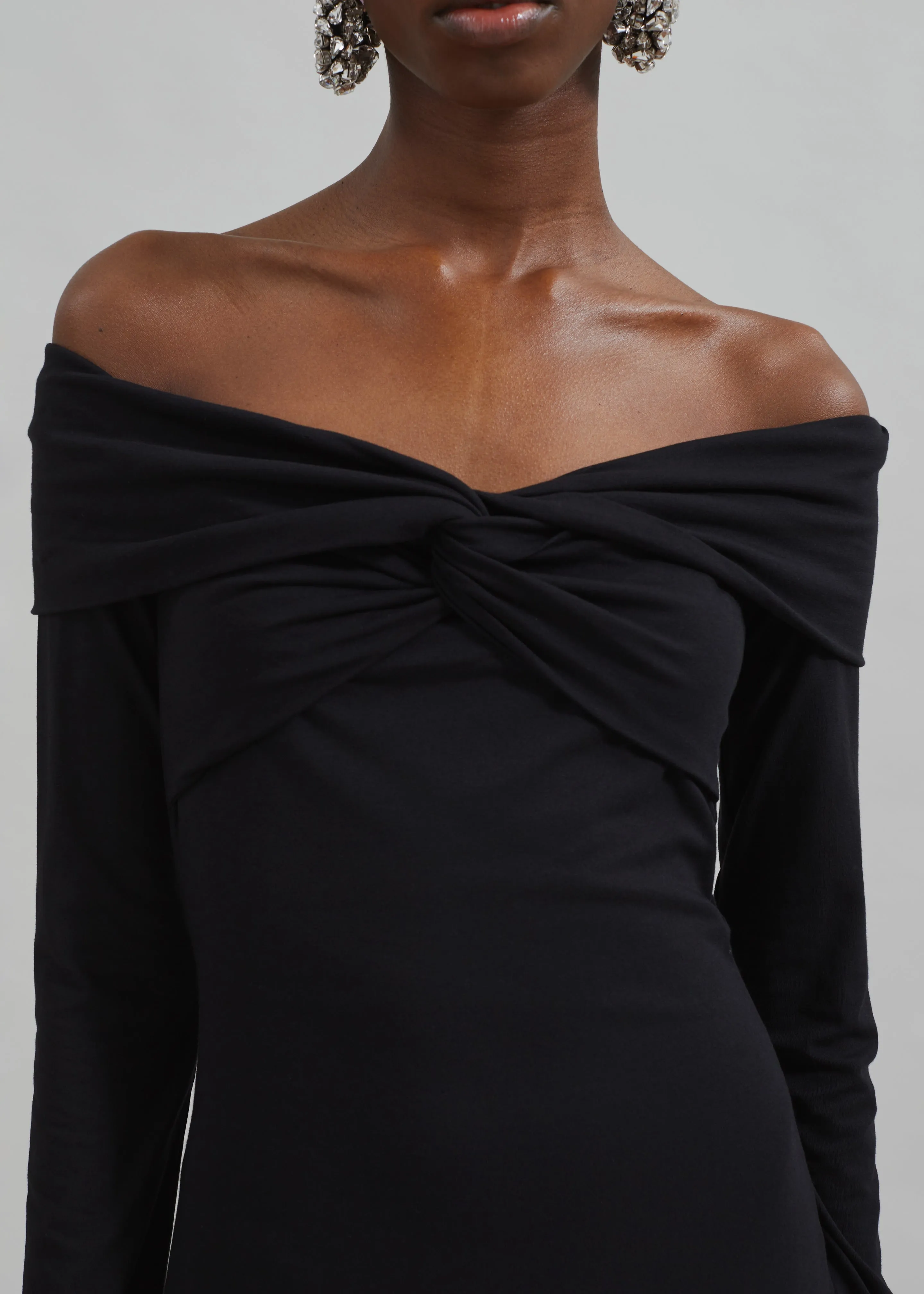 Rotate Off Shoulder Dress - Black sold by Frankie Shop product image thumbnail 5