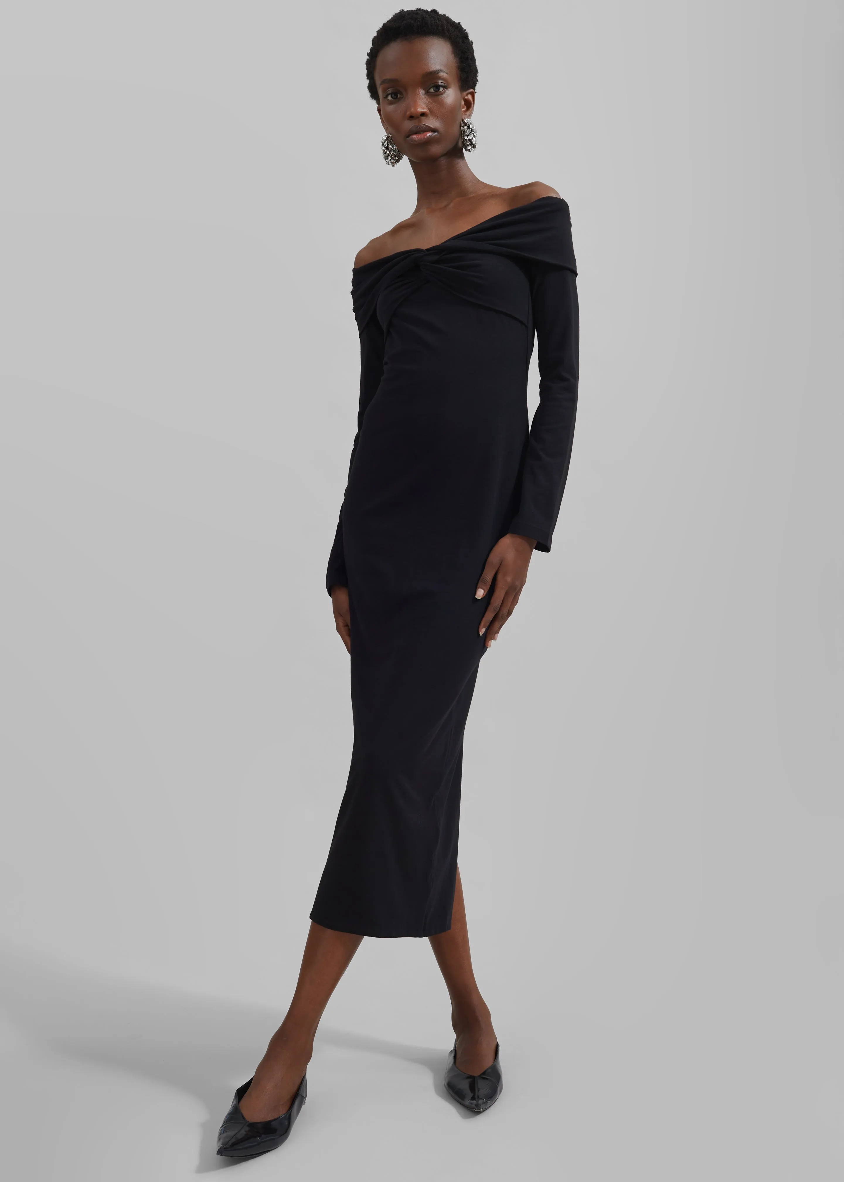 Rotate Off Shoulder Dress - Black sold by Frankie Shop product image thumbnail 2