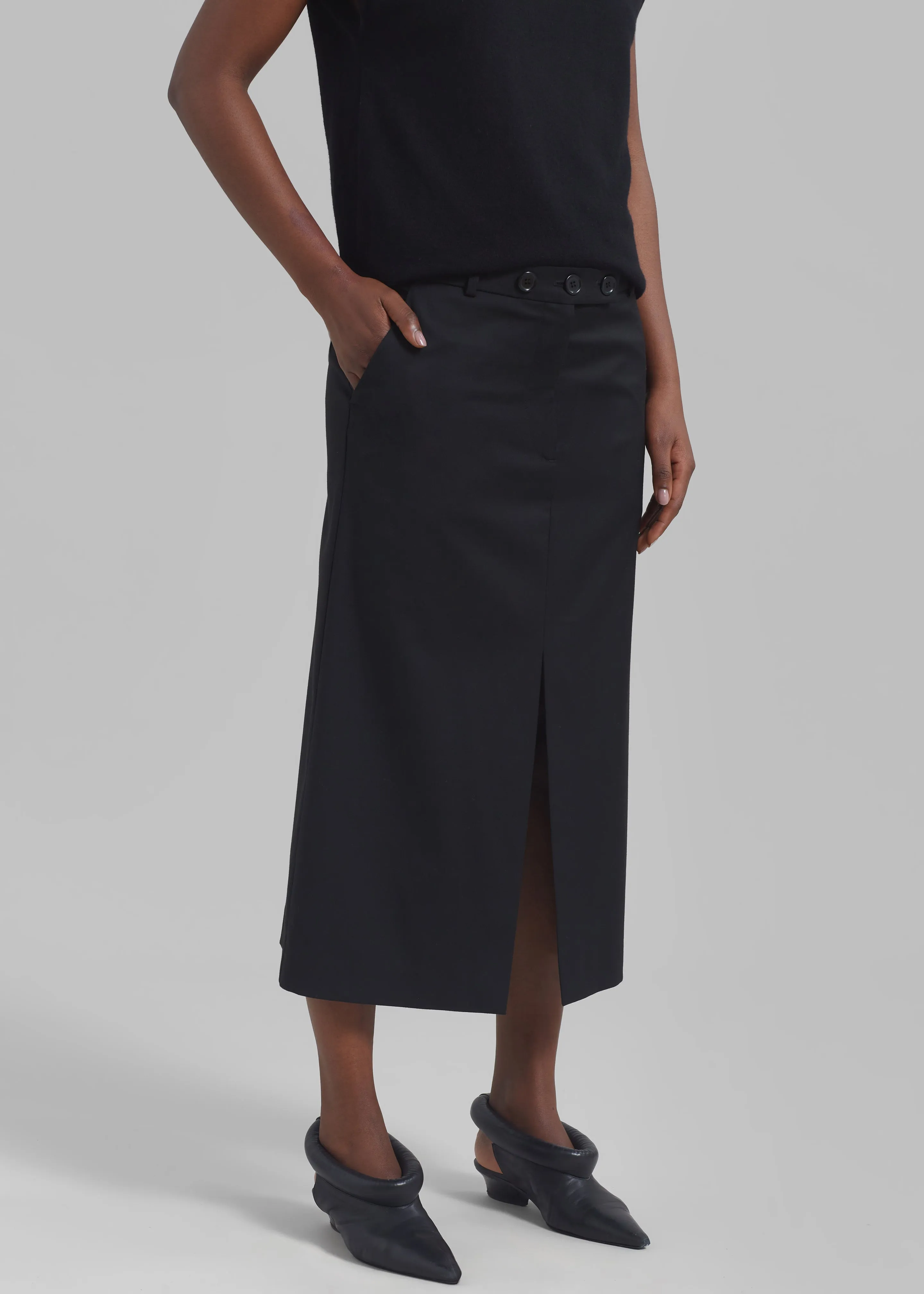 The Garment Pluto Skirt - Black sold by Frankie Shop product image thumbnail 2