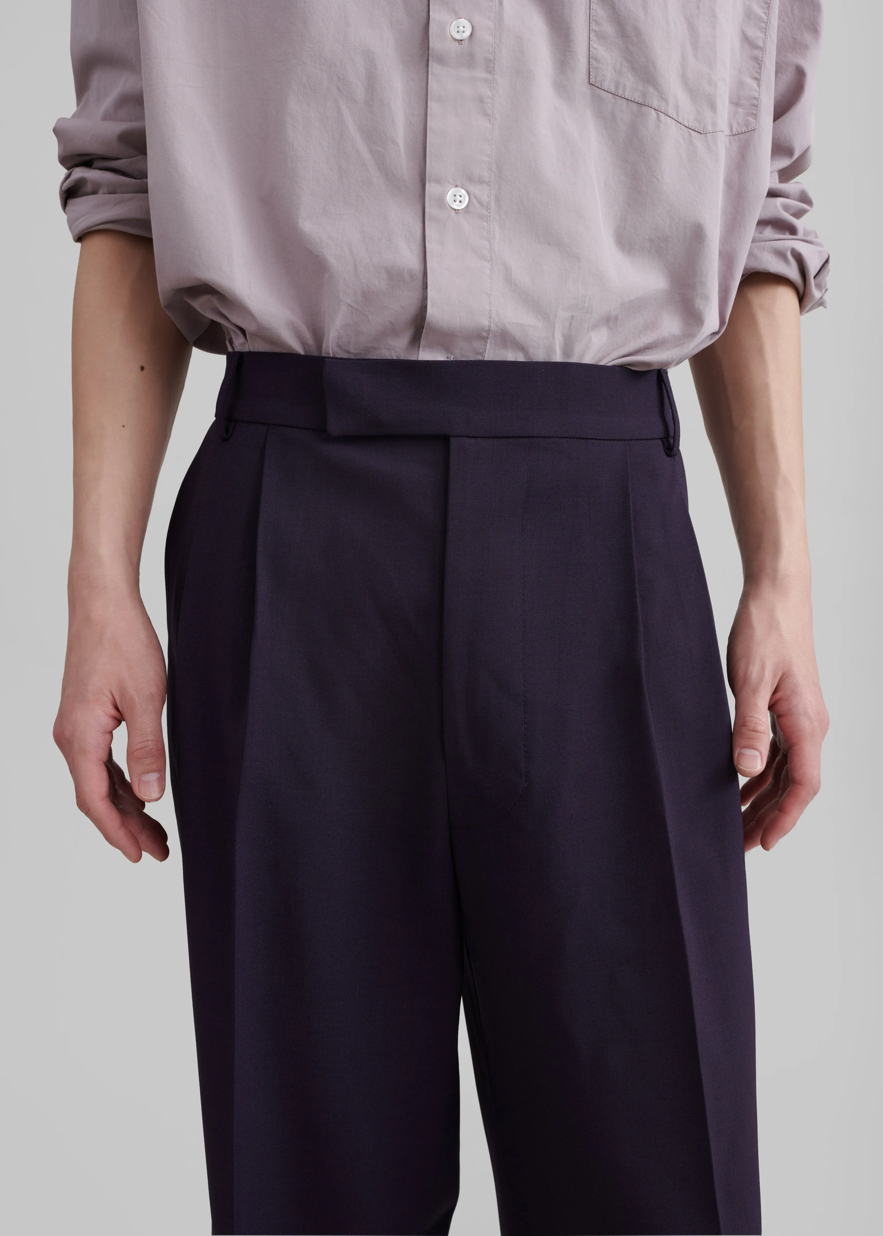 Beo Suit Pants - Purple sold by Frankie Shop product image thumbnail 3