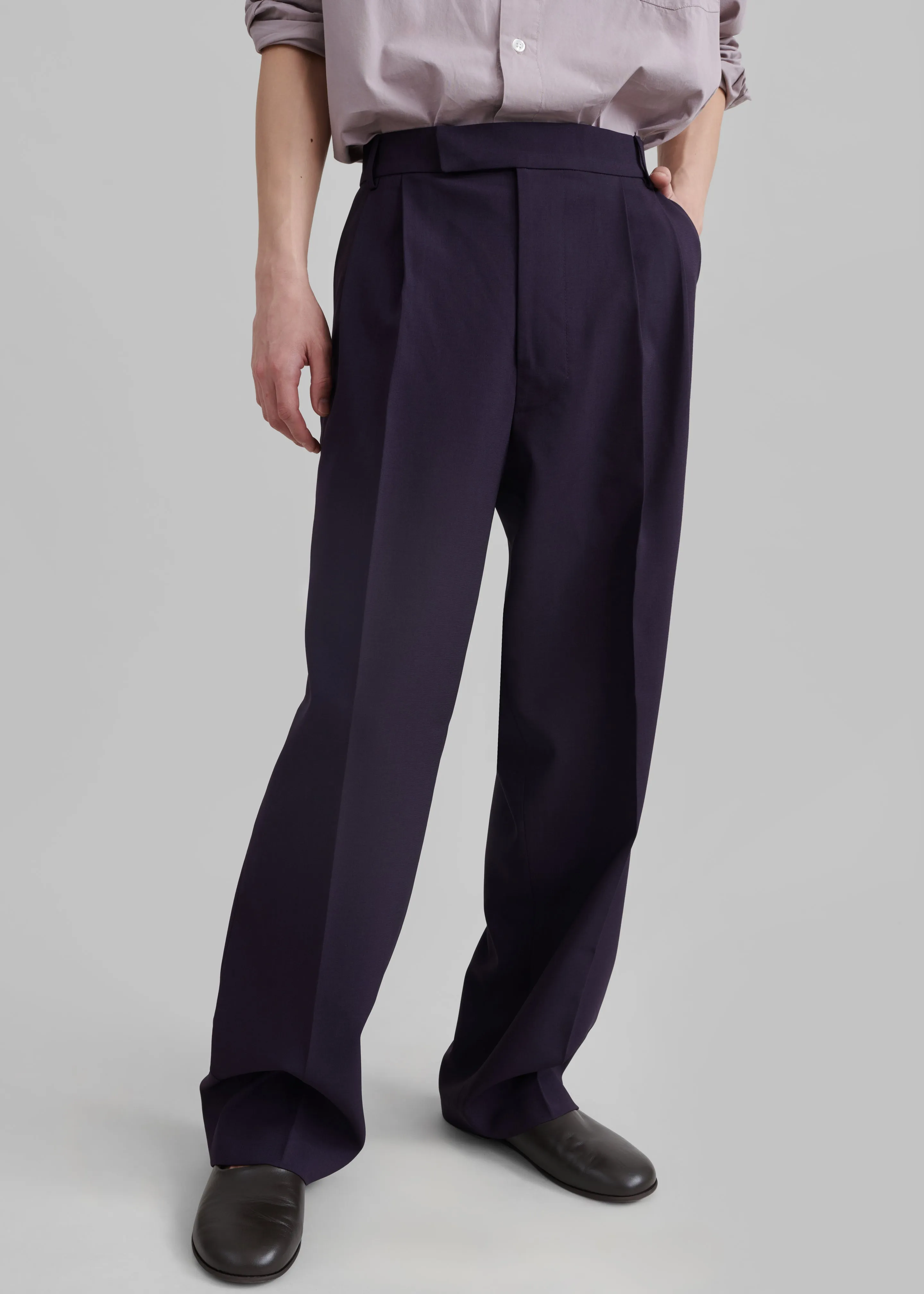 Beo Suit Pants - Purple sold by Frankie Shop