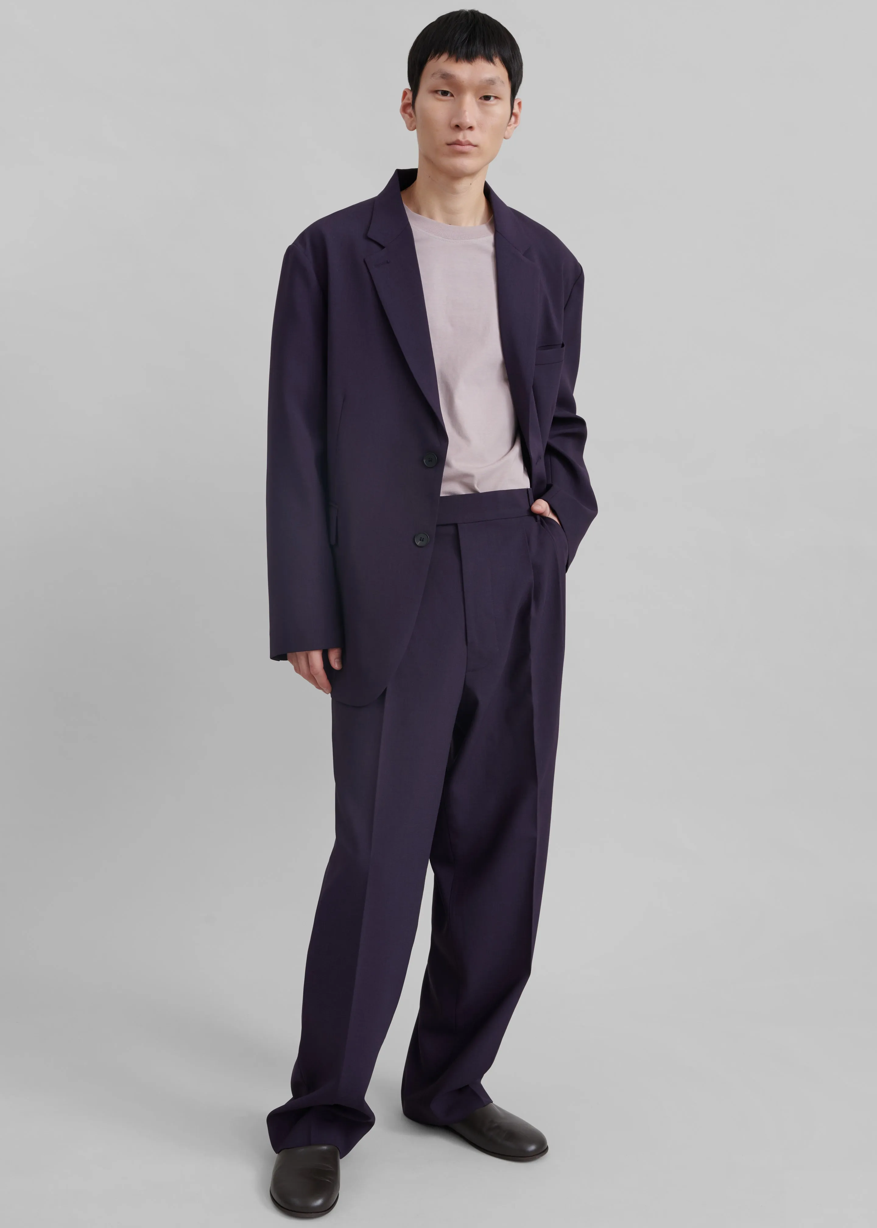 Beo Suit Pants - Purple sold by Frankie Shop product image thumbnail 4