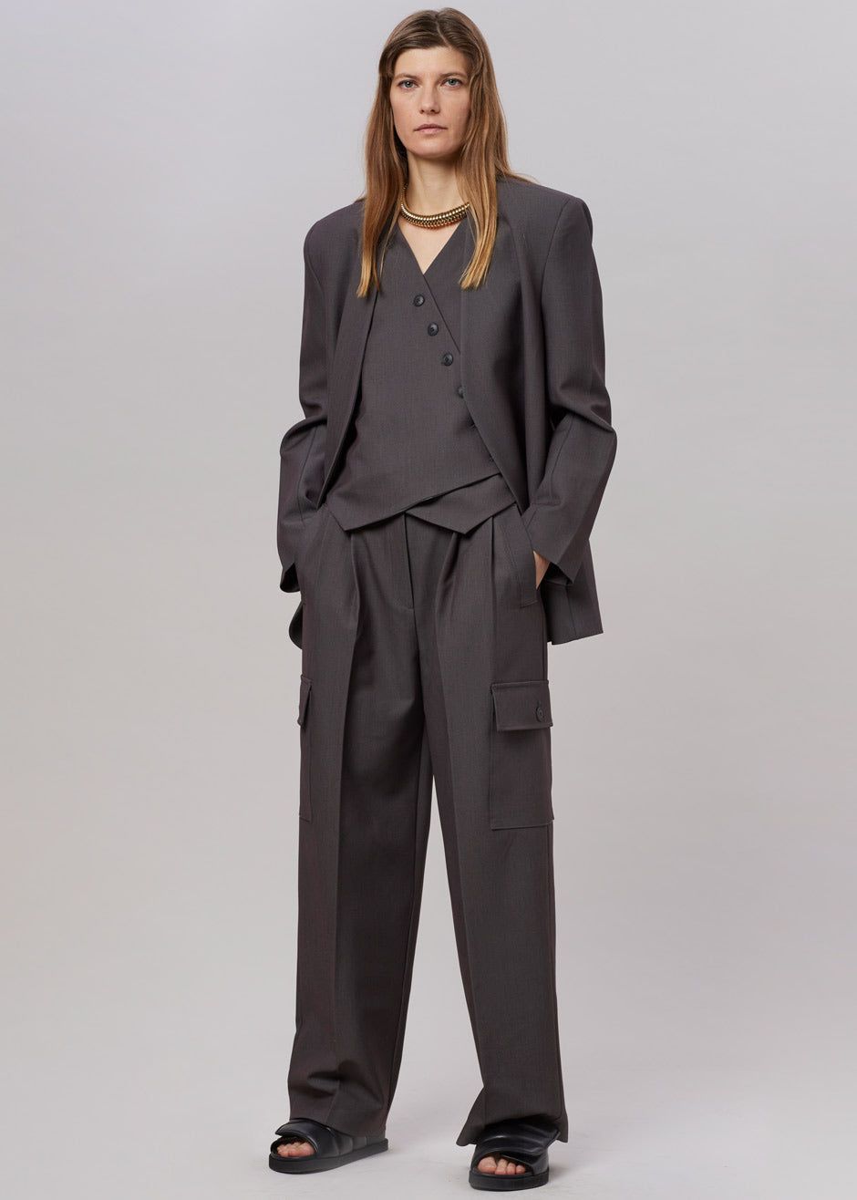 Maesa Cross Vest - Charcoal sold by Frankie Shop product image thumbnail 8