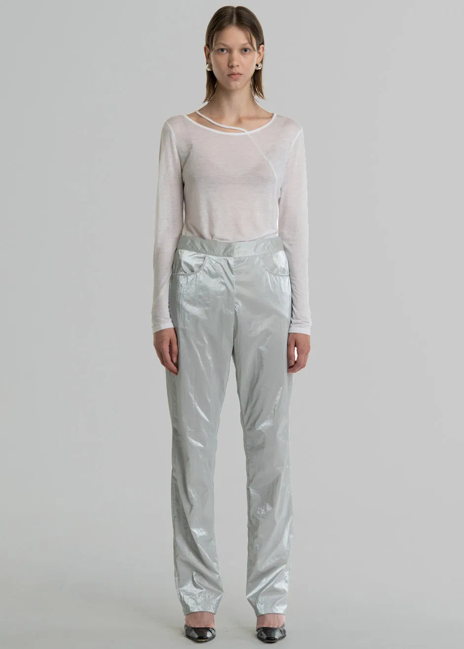 Amomento Asymmetric T-Shirt - White sold by Frankie Shop