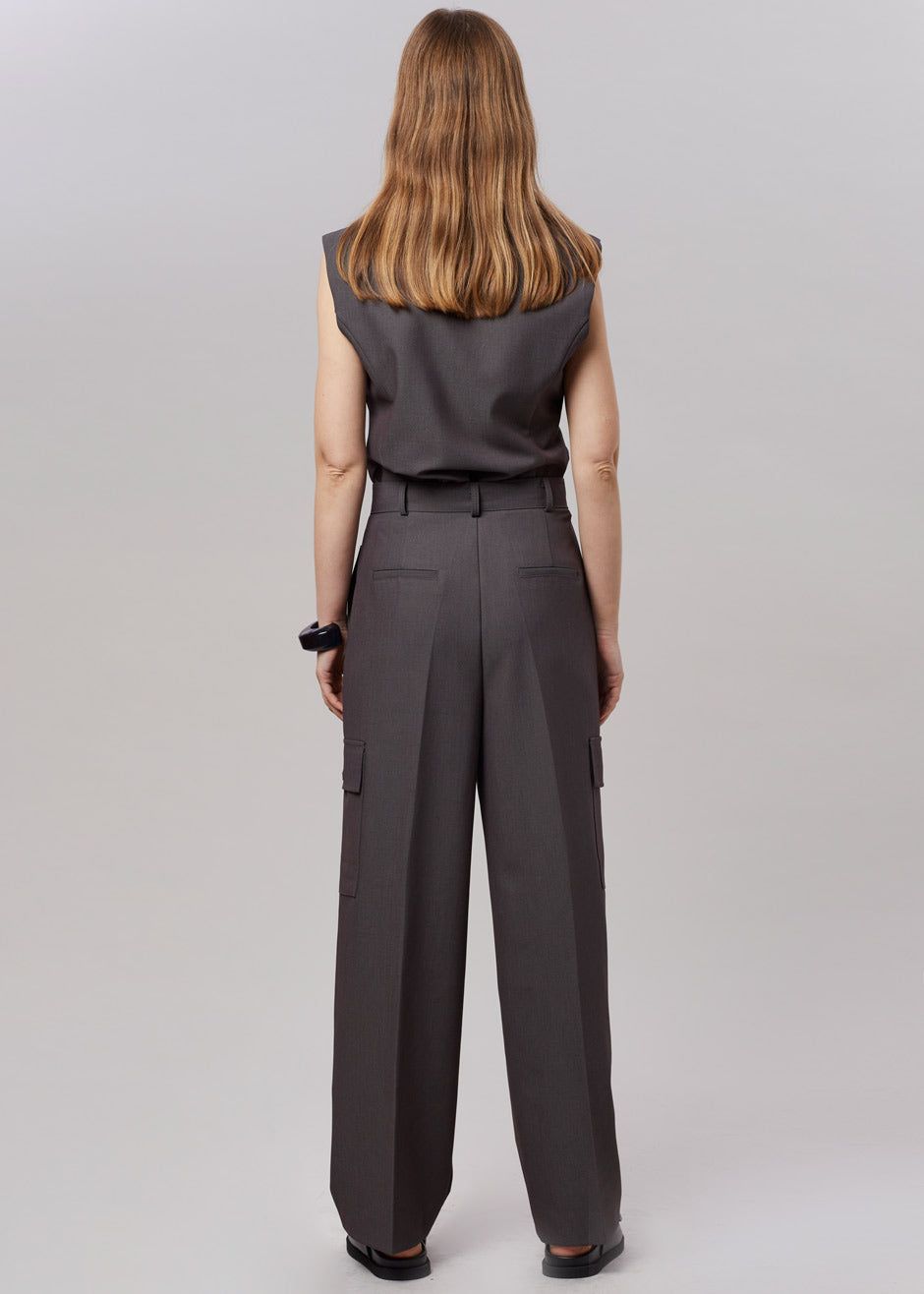Maesa Cross Vest - Charcoal sold by Frankie Shop product image thumbnail 9