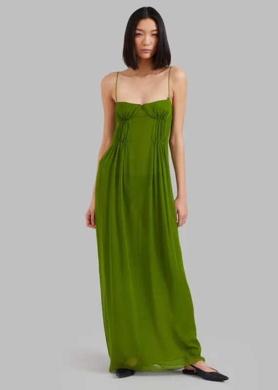 Christopher Esber Balconette Bra Dress - Vert Green made by Frankie Shop