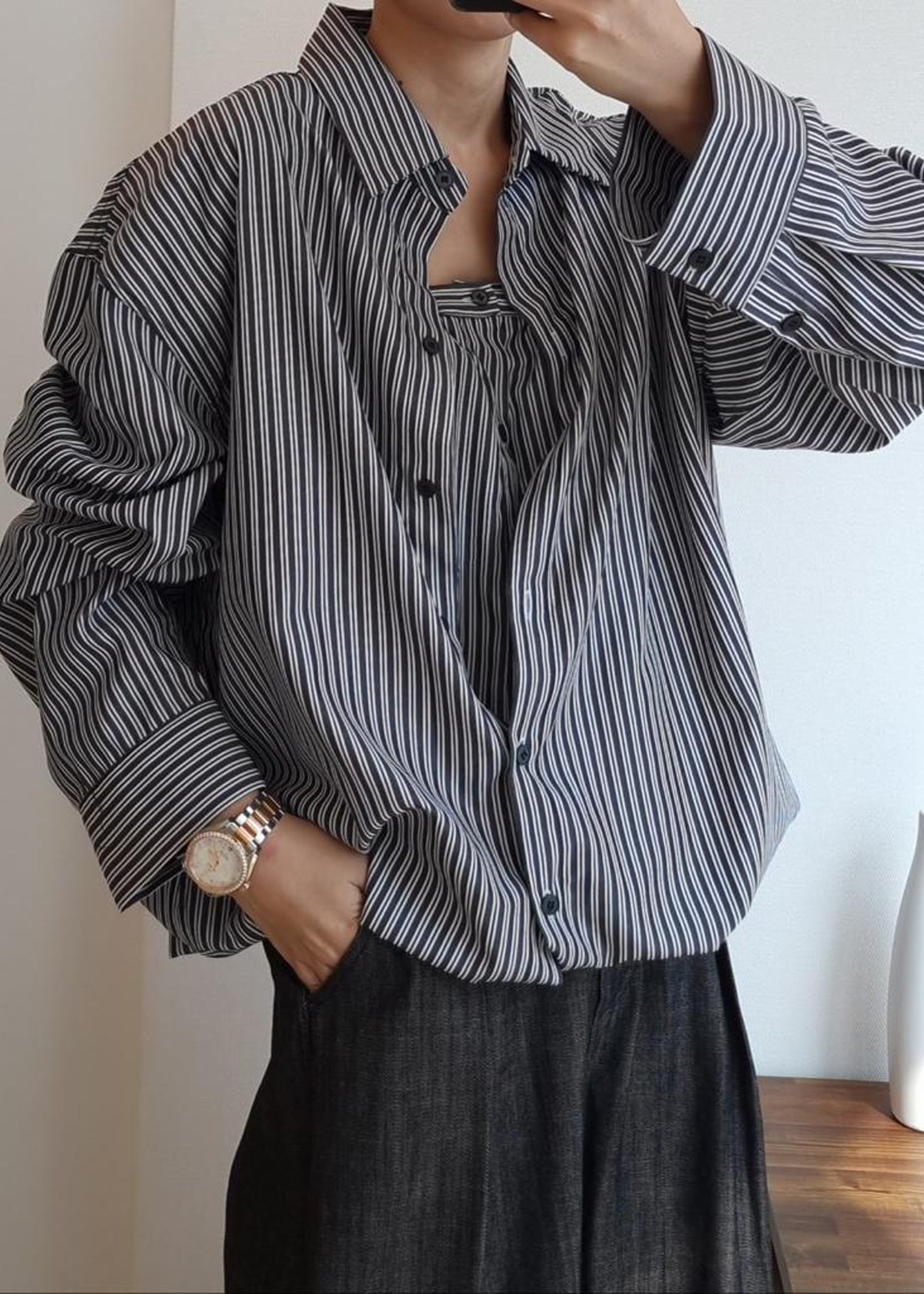 Ember Shirt Dress - White Stripe sold by Frankie Shop