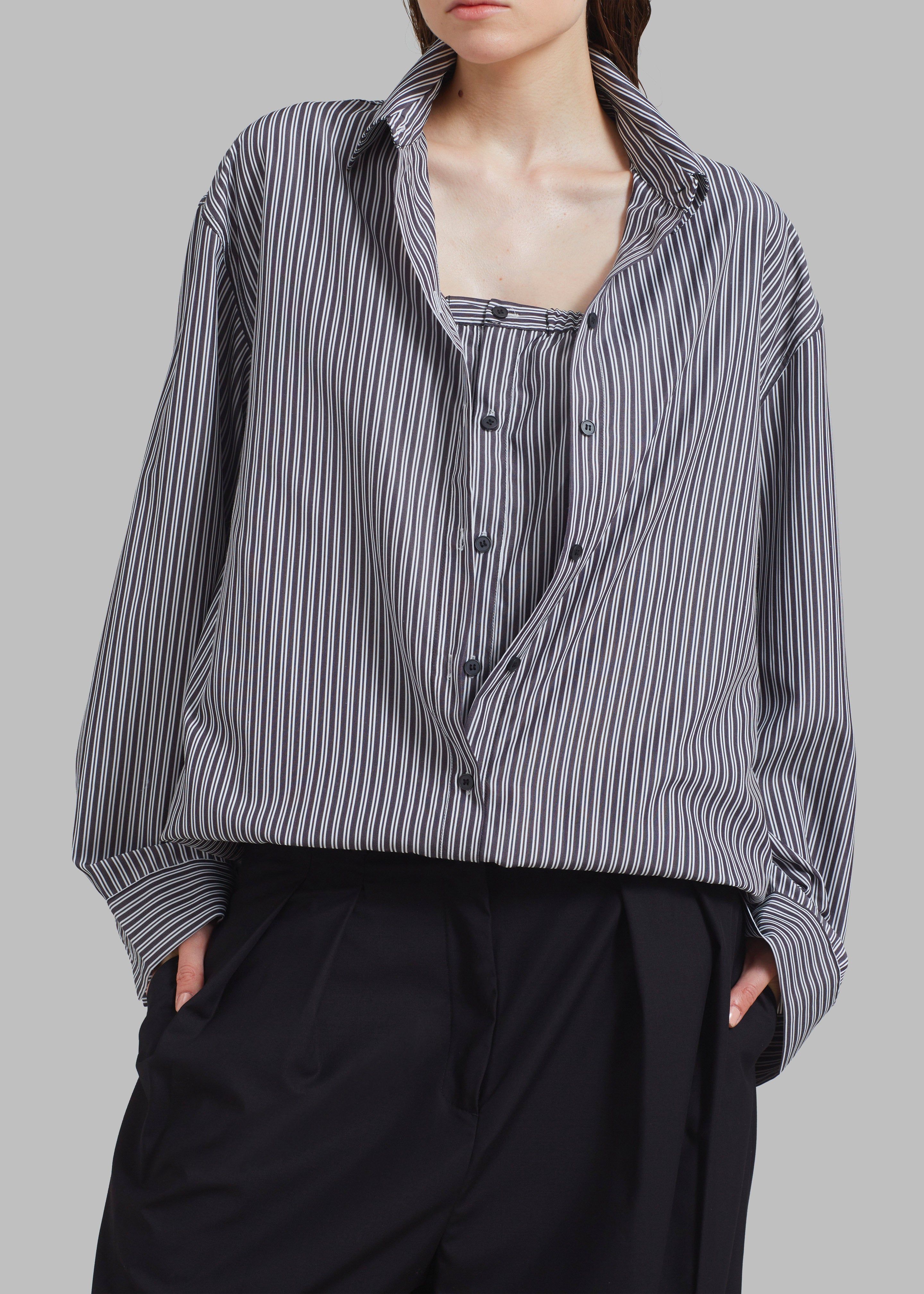 Ember Shirt Dress - White Stripe sold by Frankie Shop product image thumbnail 4