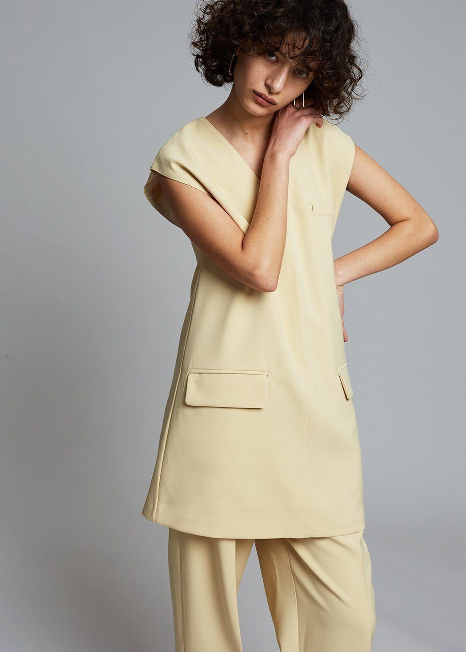 Dasha Shift Tunic - Sunlight sold by Frankie Shop