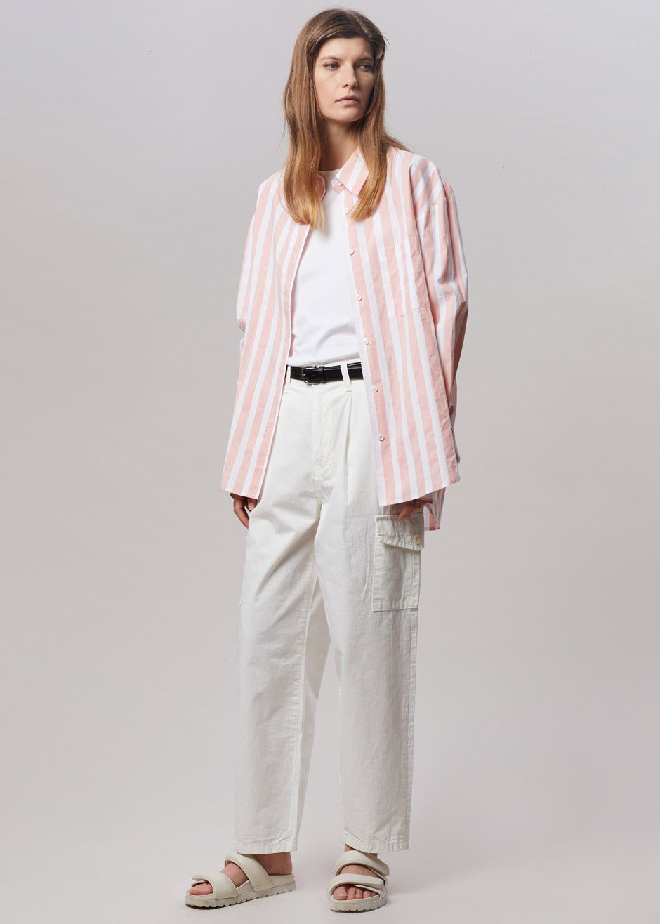 Lui Wide Stripes Shirt - Pink sold by Frankie Shop product image thumbnail 2