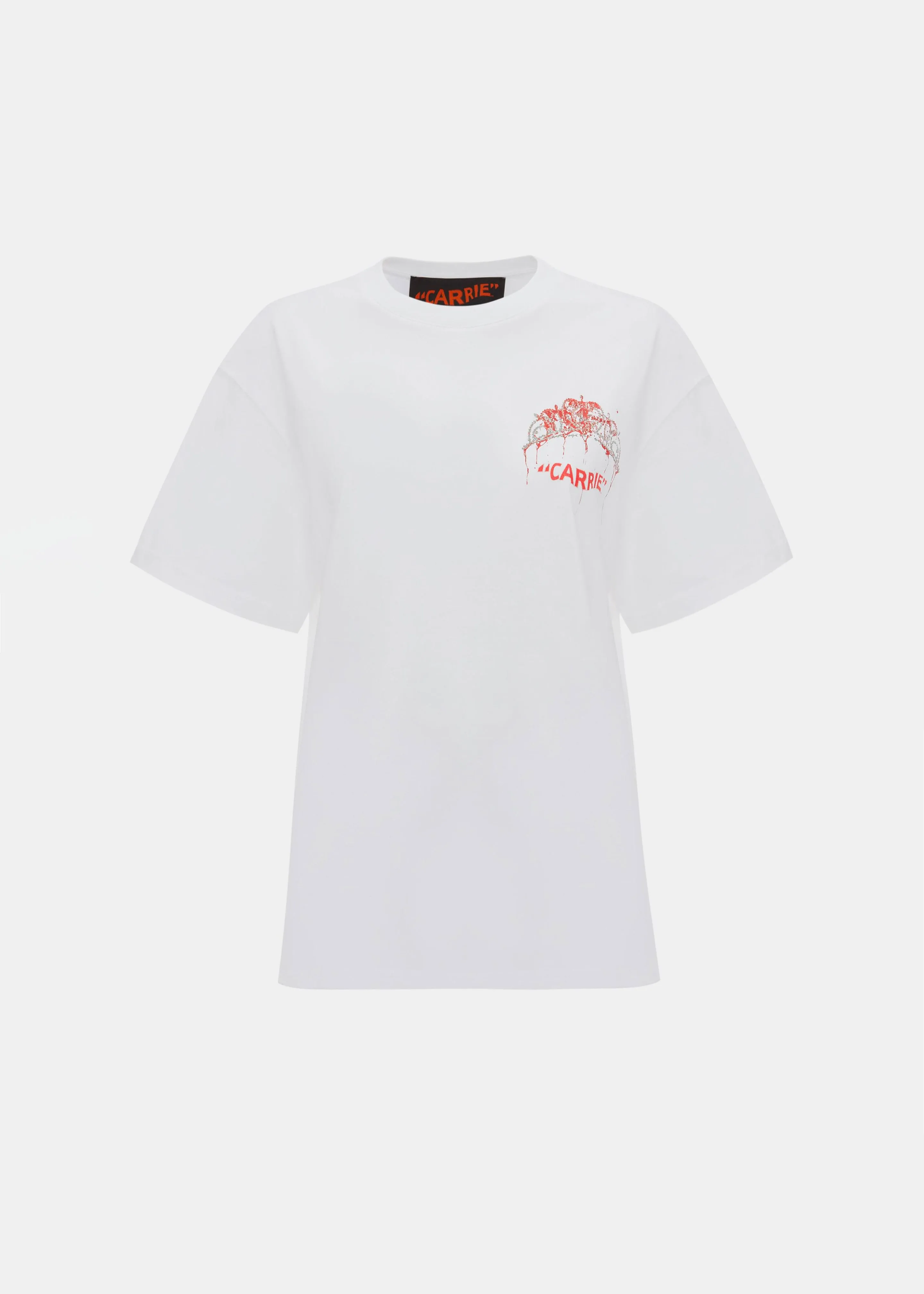 JW Anderson Carrie Tiara Chest Embroidery T-Shirt - White sold by Frankie Shop product image thumbnail 5
