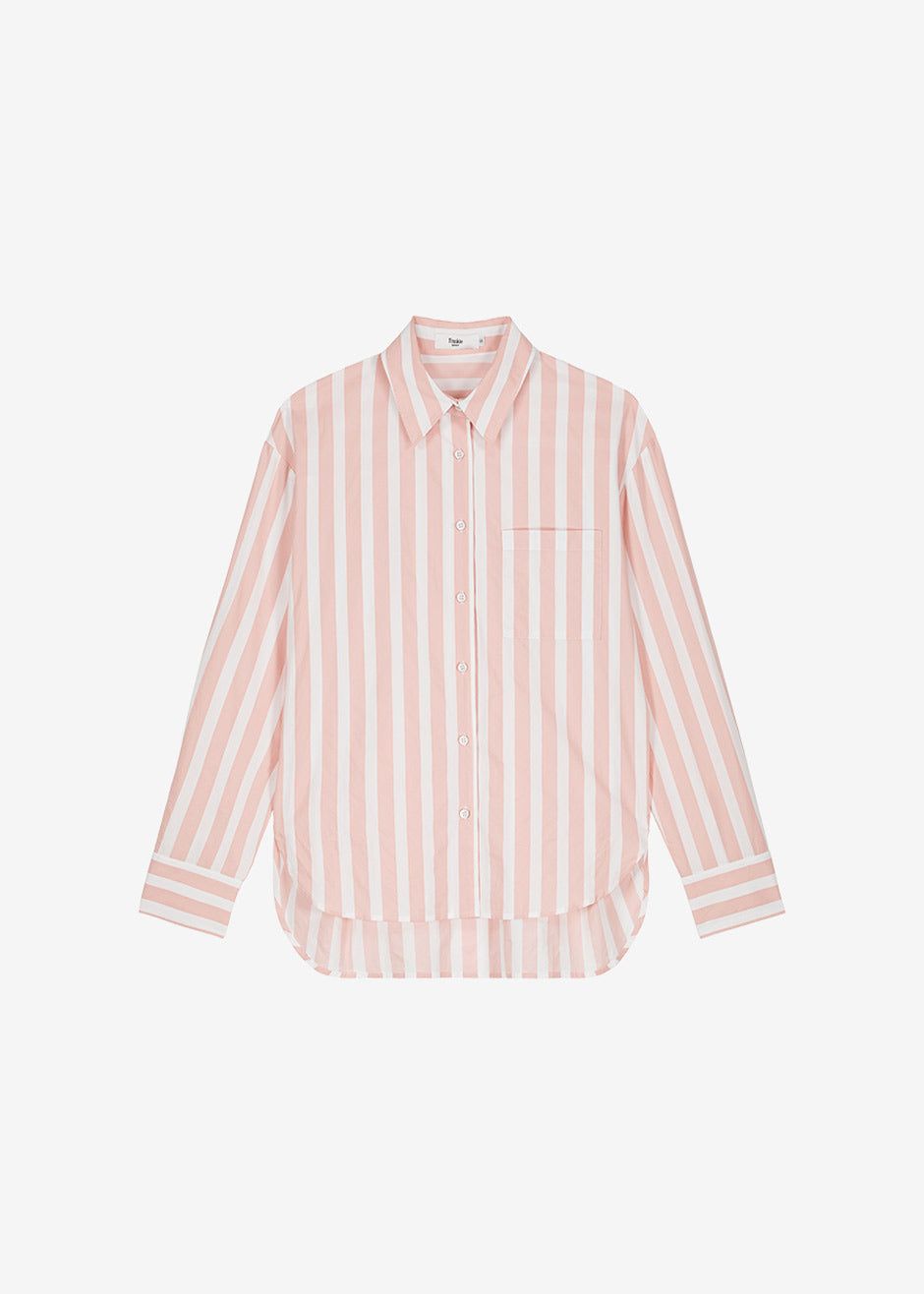 Lui Wide Stripes Shirt - Pink sold by Frankie Shop product image thumbnail 6