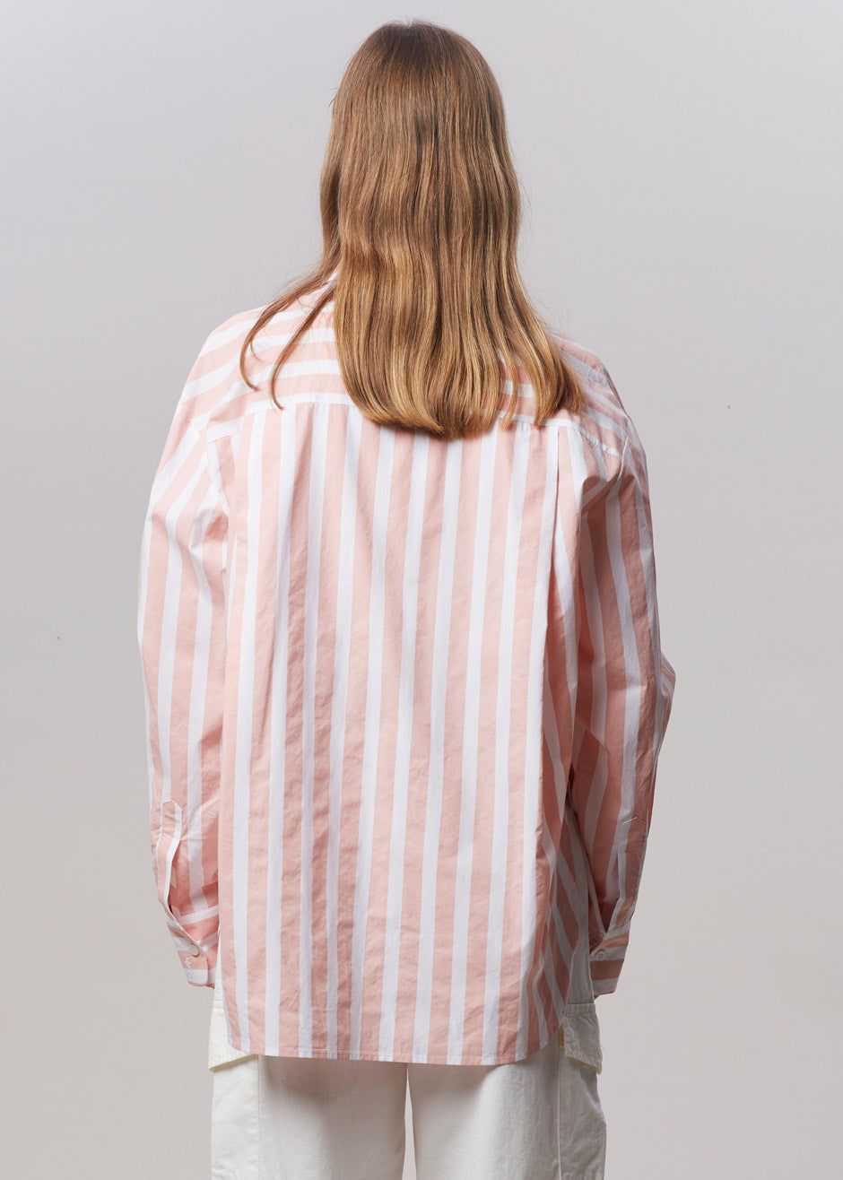 Lui Wide Stripes Shirt - Pink sold by Frankie Shop product image thumbnail 5