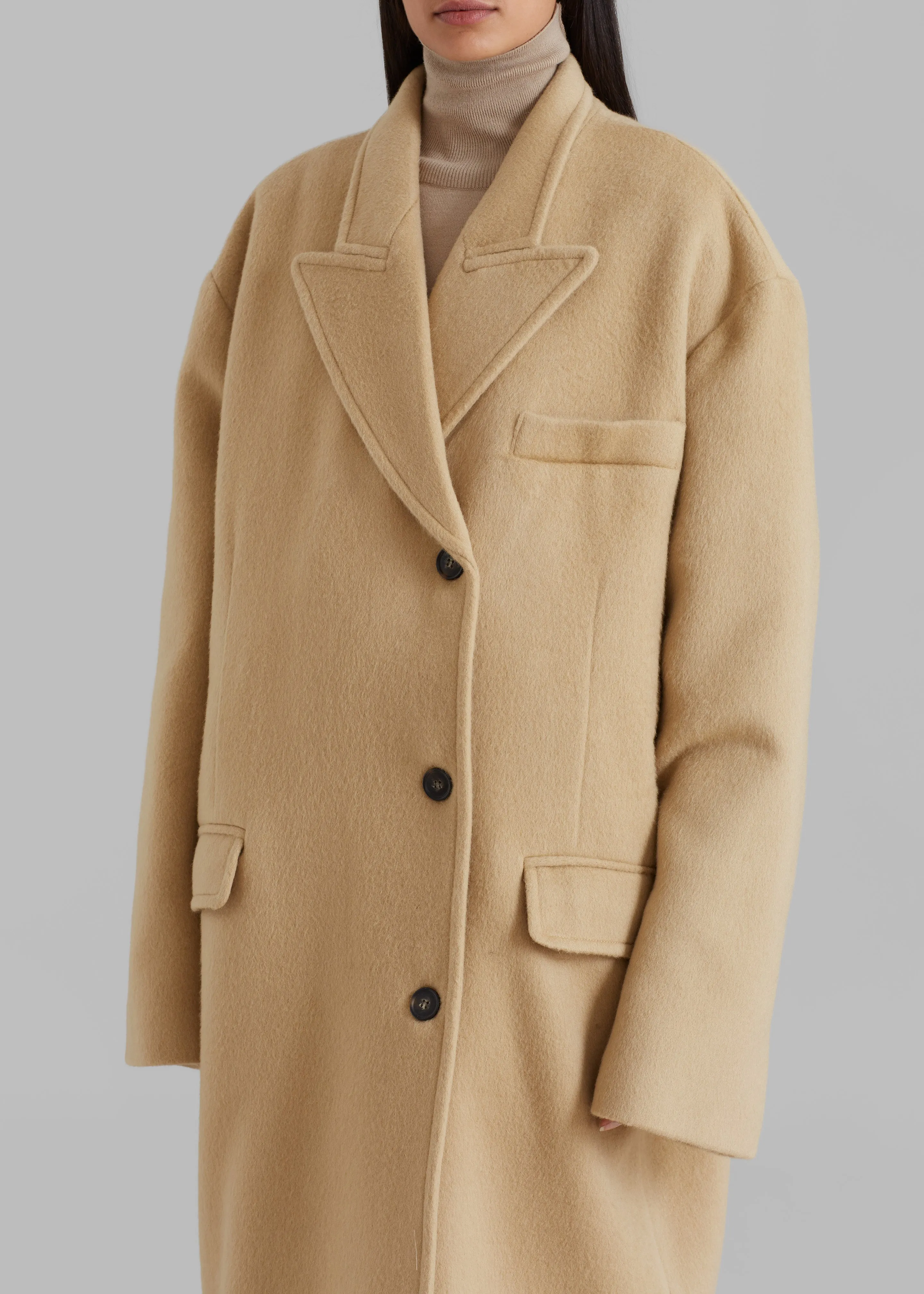 Anya Oversized Coat - Camel sold by Frankie Shop product image thumbnail 5