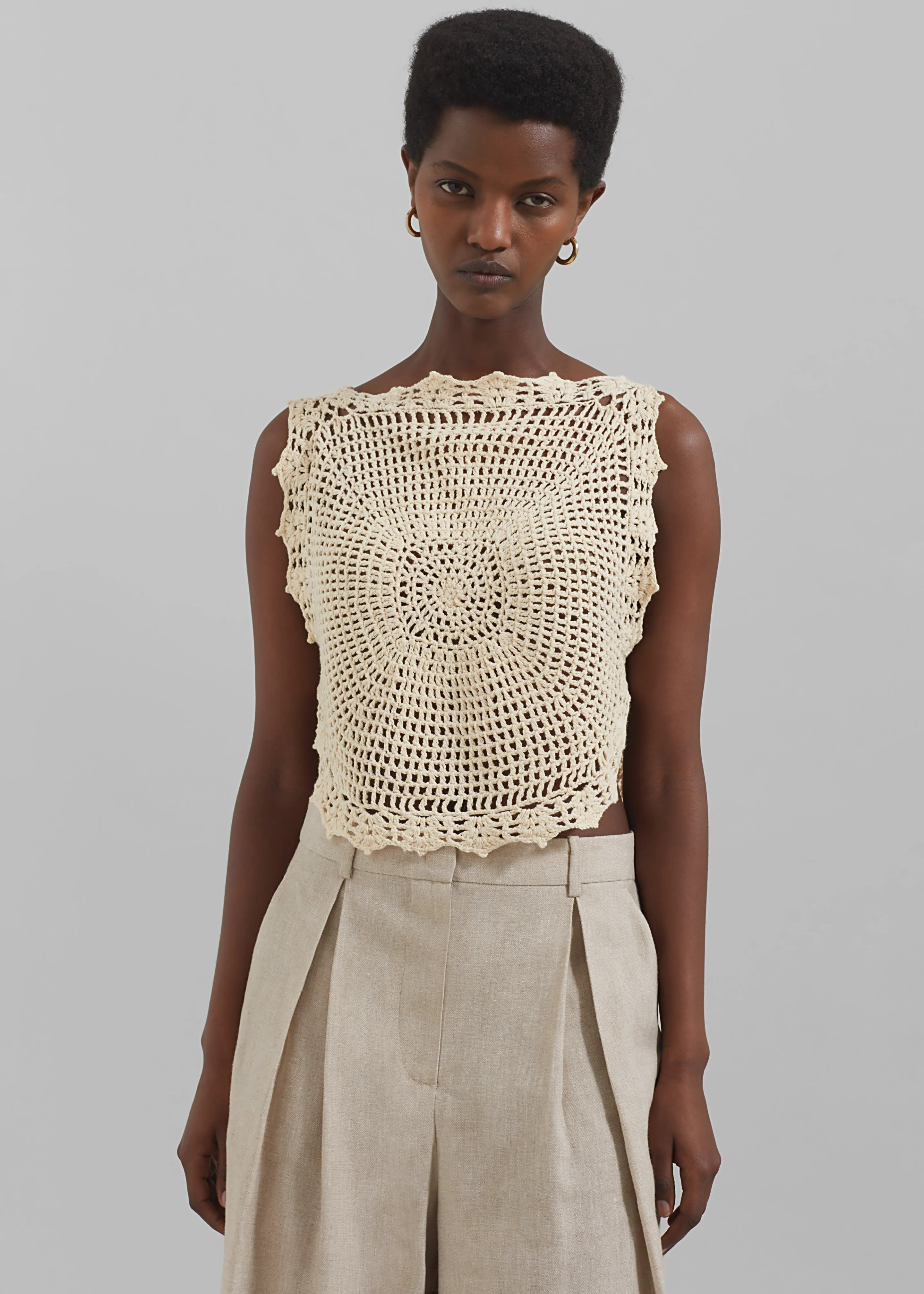 The Garment Egypt Patch Top - Bone sold by Frankie Shop product image thumbnail 3