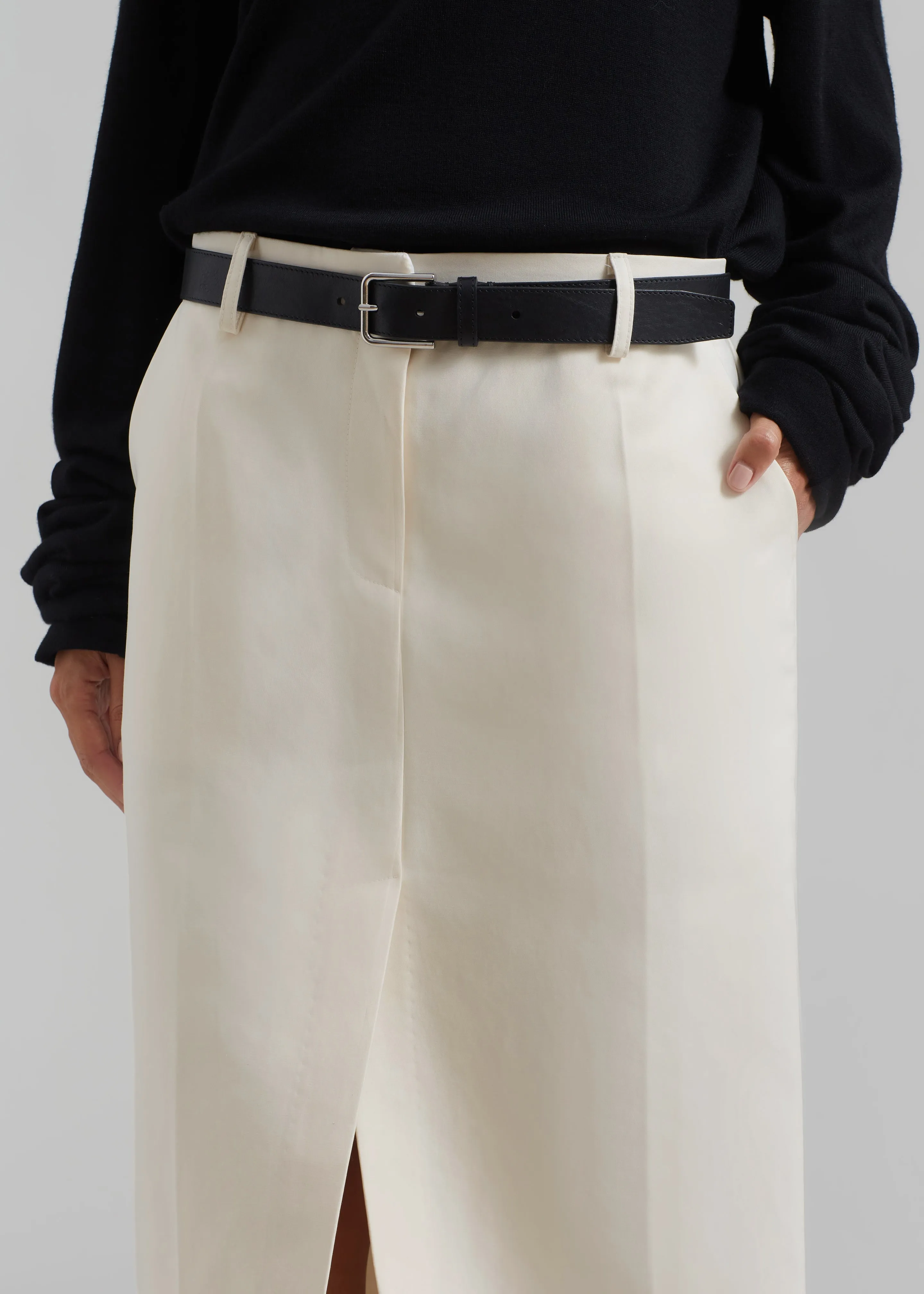 Carley Long Skirt - Cream sold by Frankie Shop product image thumbnail 4