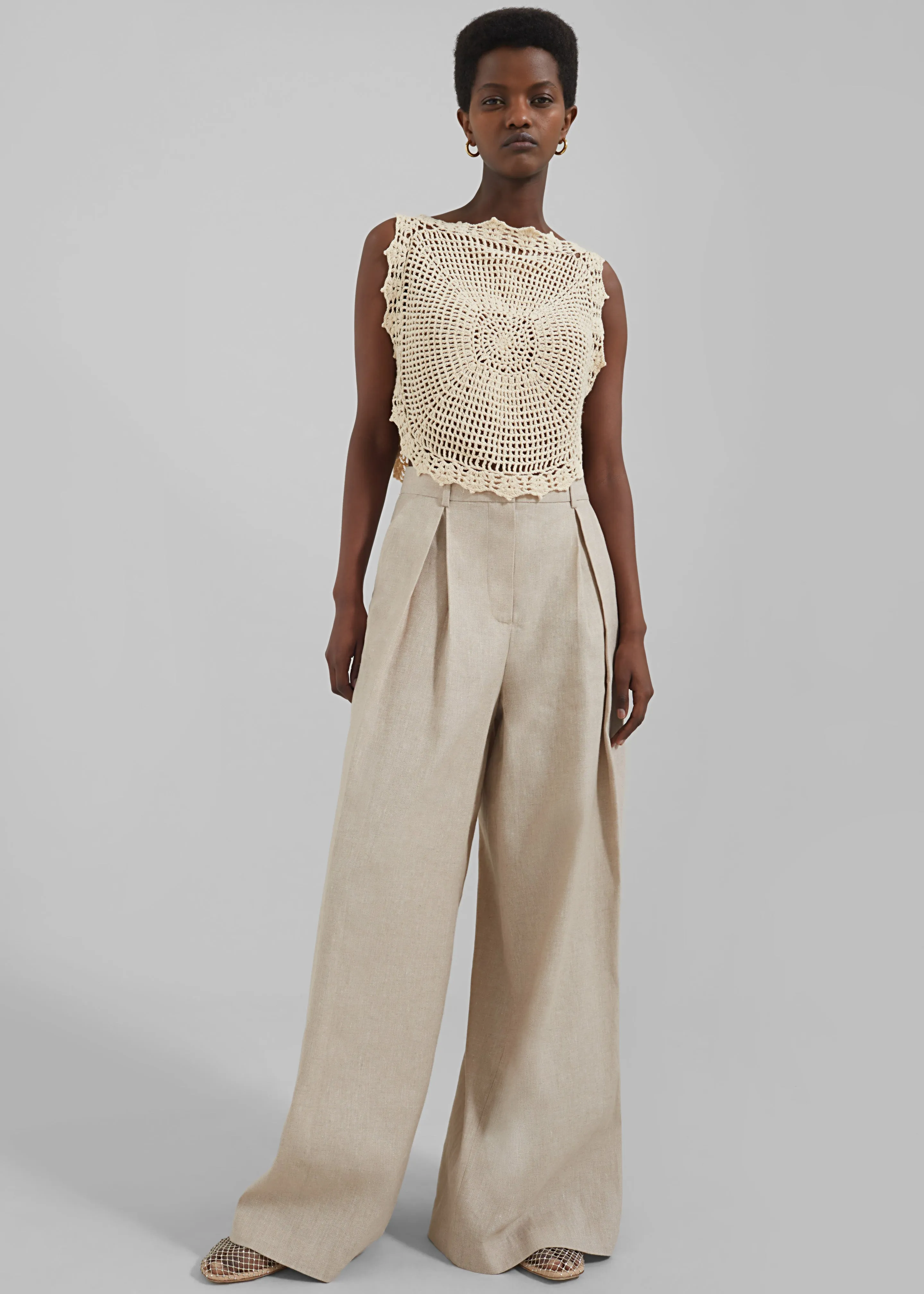 The Garment Egypt Patch Top - Bone sold by Frankie Shop